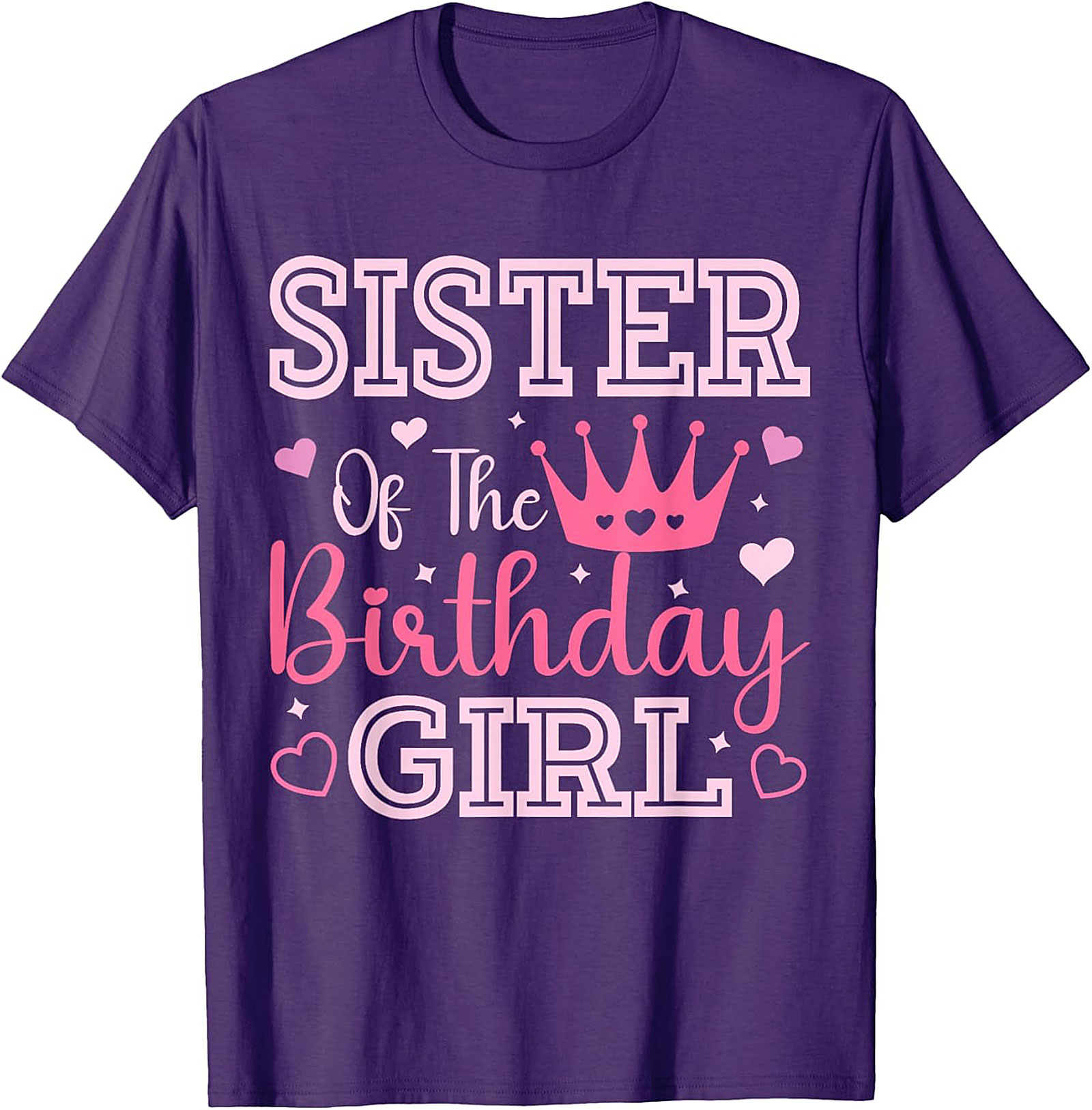 Sister Of The Birthday Girl T-shirt | Family Celebration Tee