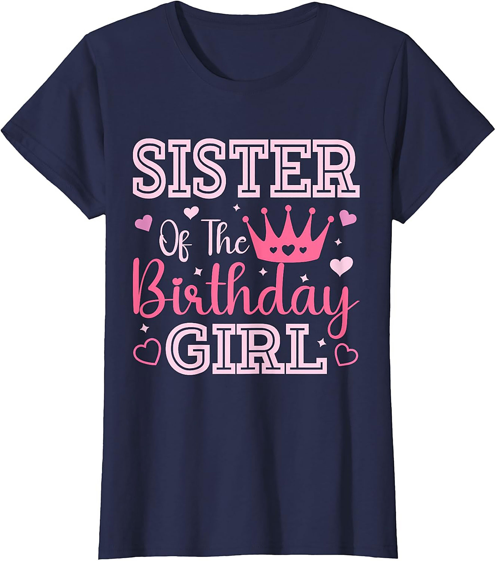 Sister Of The Birthday Girl T-shirt | Family Celebration Tee