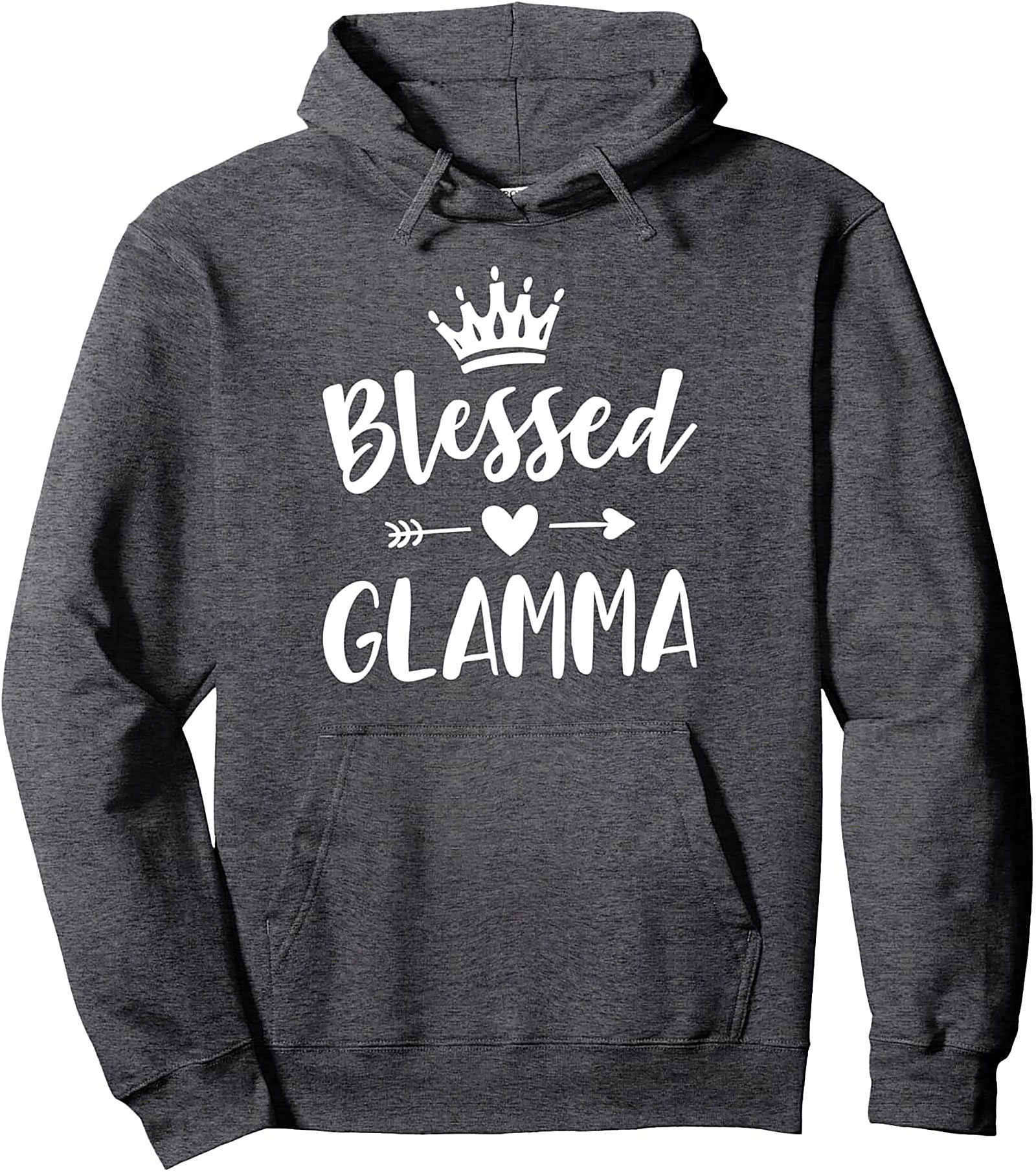Blessed Glamma Pullover Hoodie Cozy Gift for Grandma