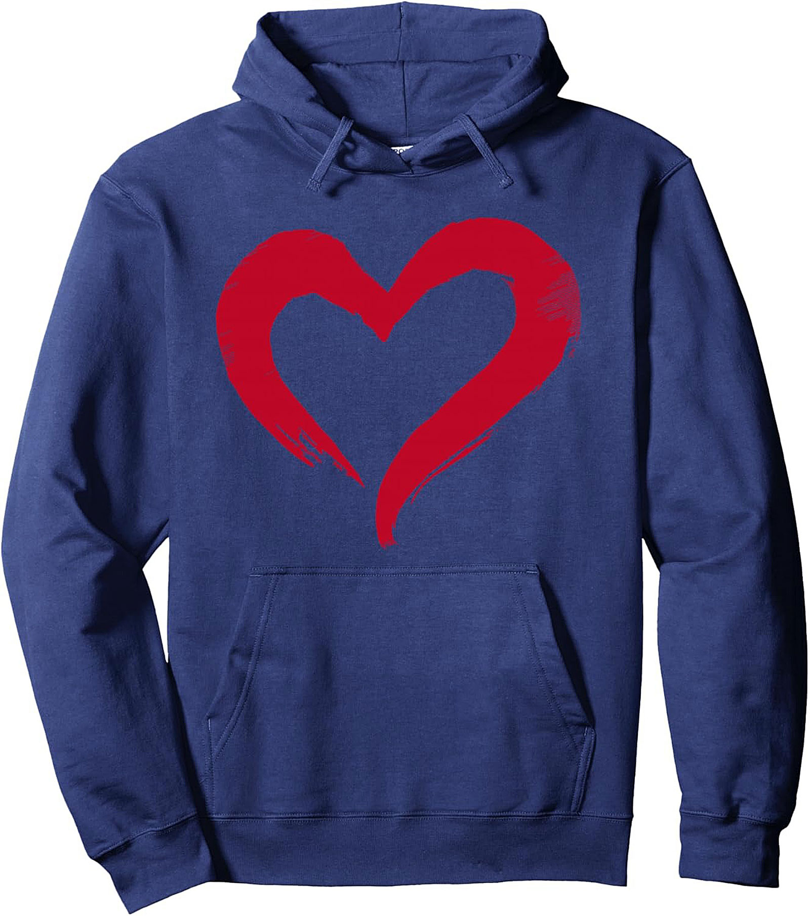 Brushstroke Heart Pullover Hoodie