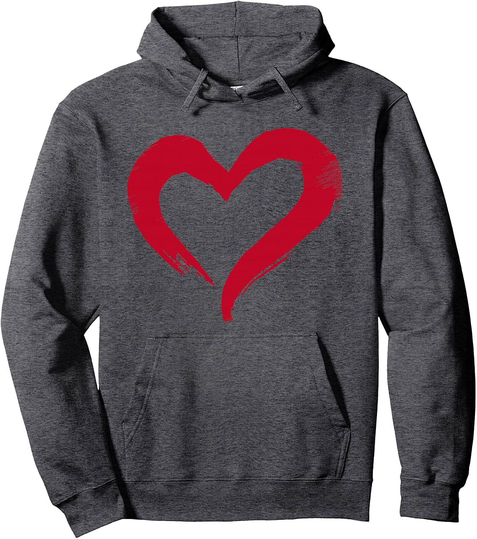 Brushstroke Heart Pullover Hoodie