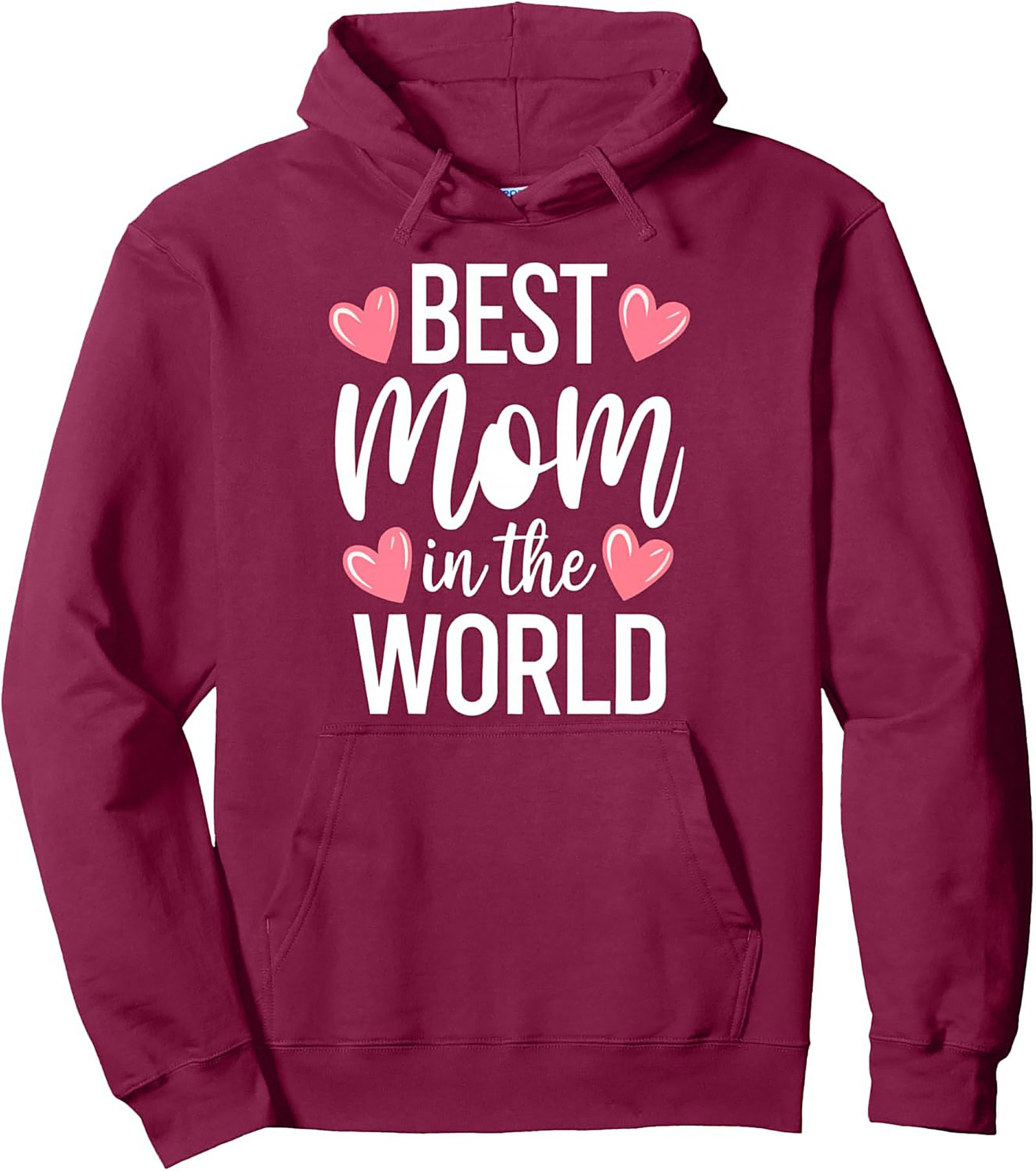World's Best Mom Pullover Hoodie Cozy Gift for Her