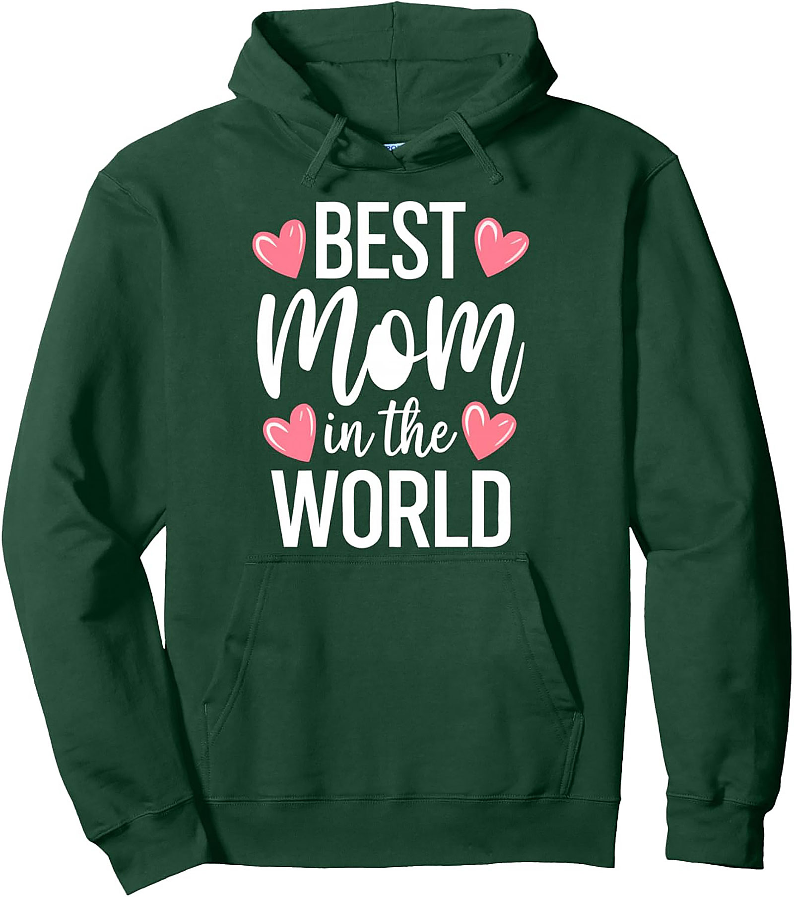World's Best Mom Pullover Hoodie Cozy Gift for Her