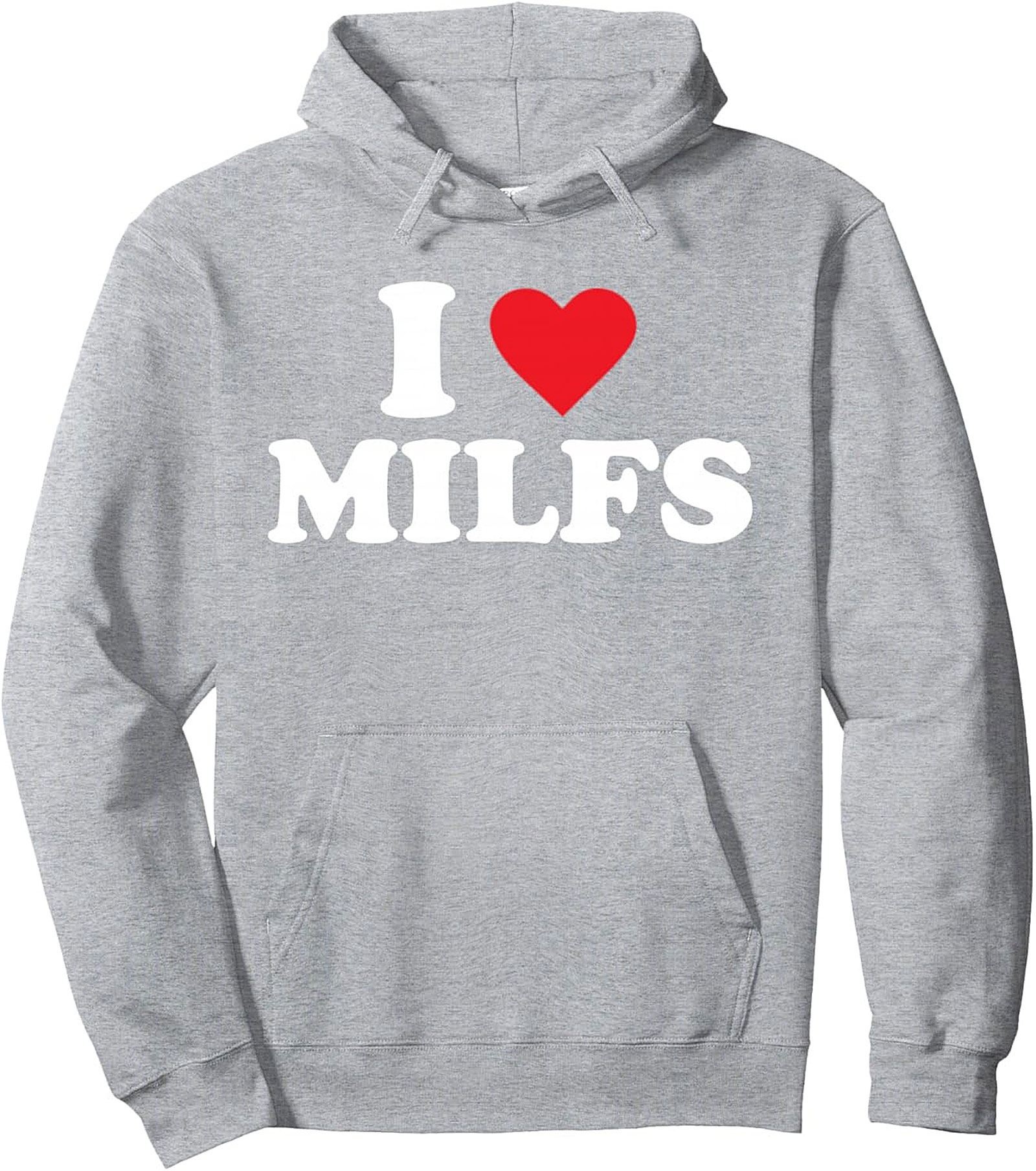 I Love MILFS Graphic Hoodie Cozy Pullover Streetwear Gift