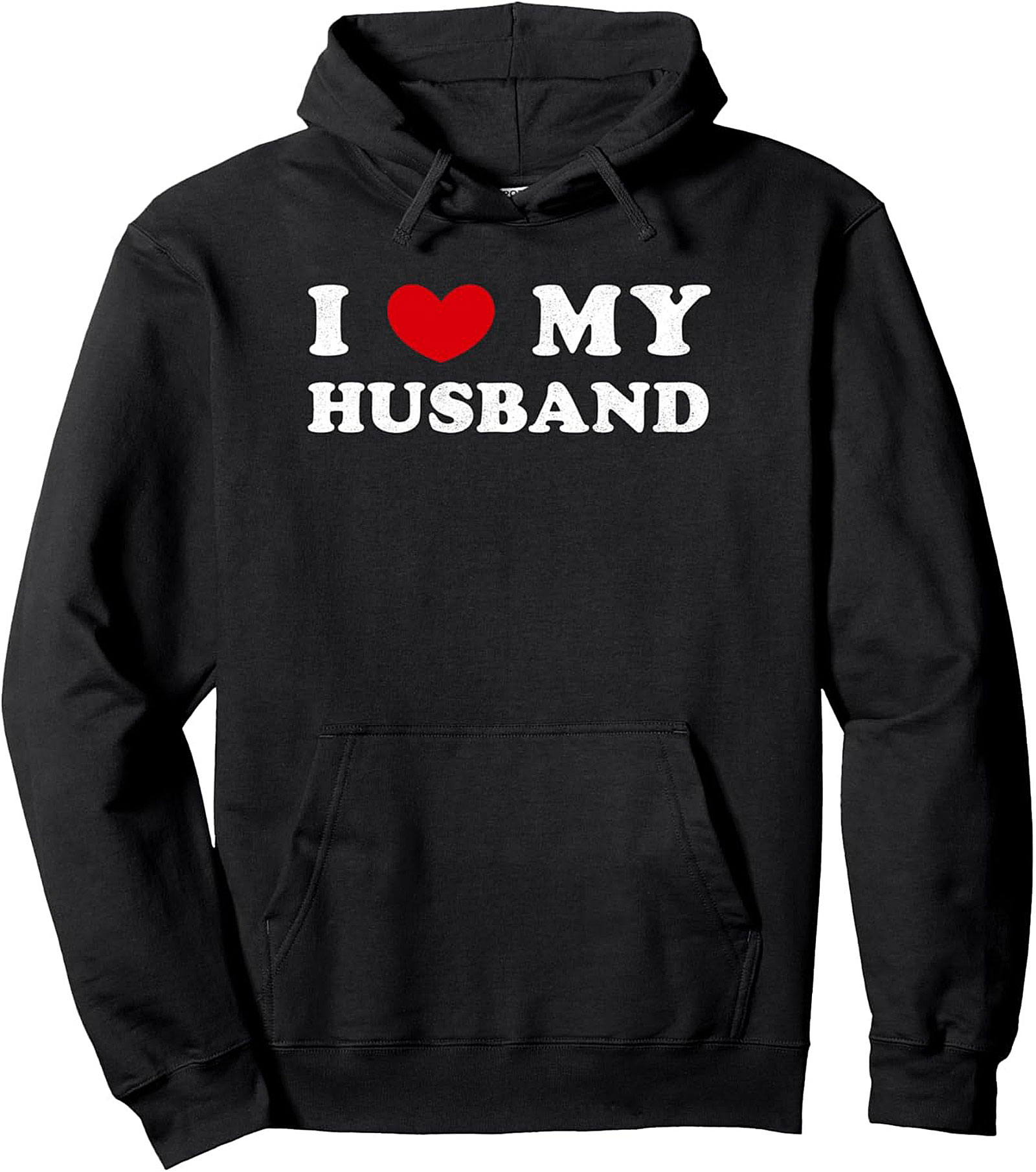 I Love My Husband Graphic Hoodie | Cozy Pullover Gift