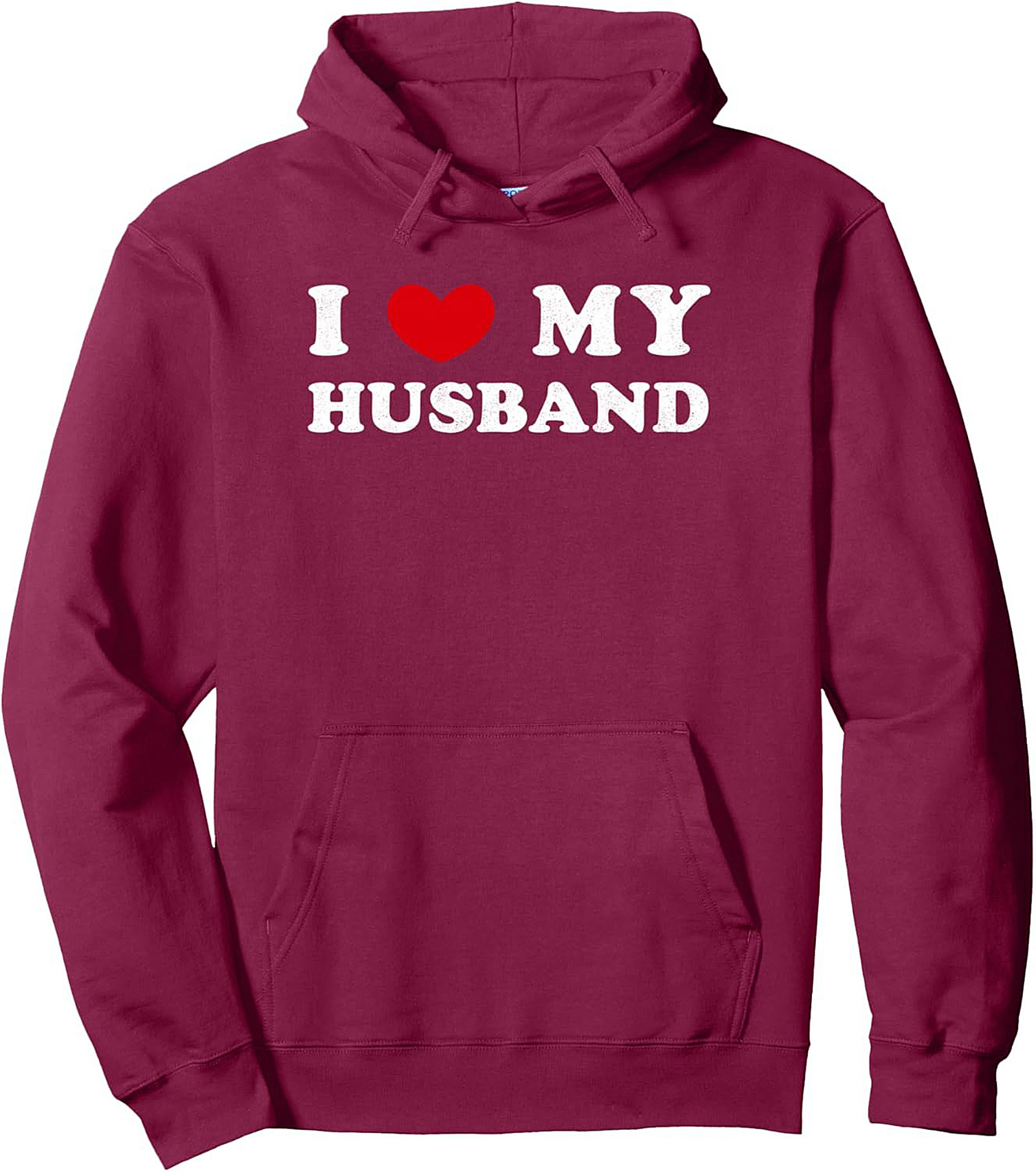 I Love My Husband Graphic Hoodie | Cozy Pullover Gift