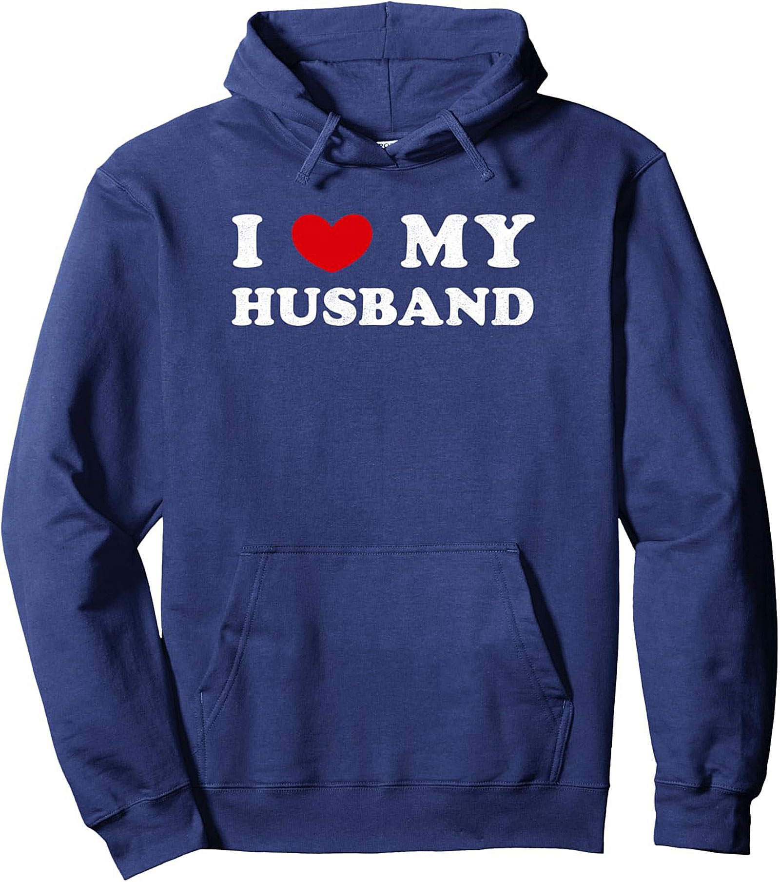 I Love My Husband Graphic Hoodie | Cozy Pullover Gift