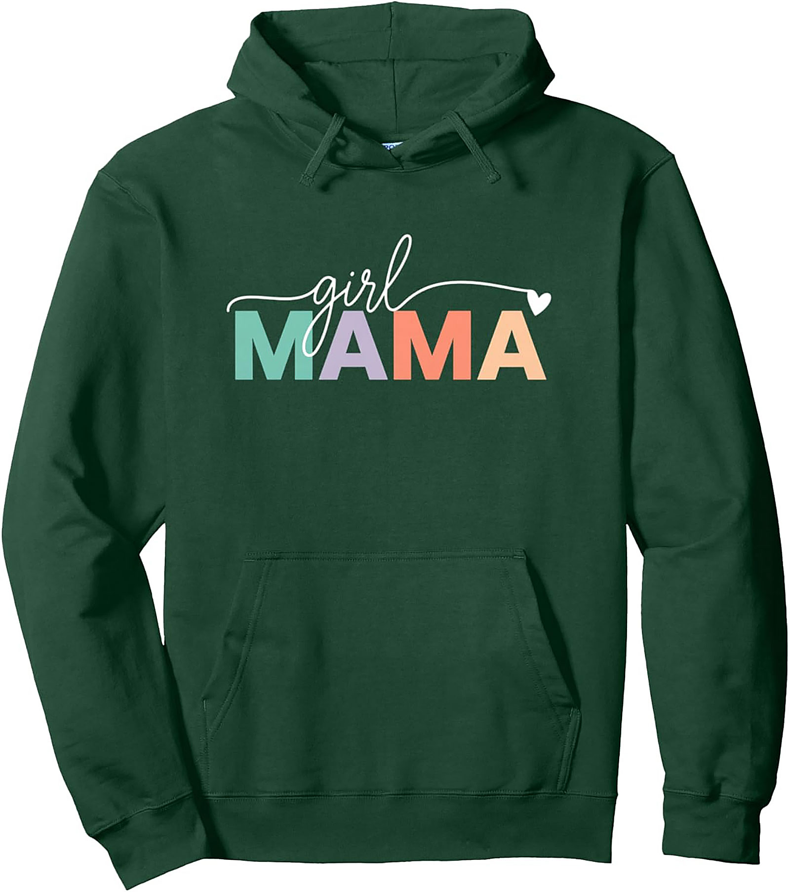 Girl Mama Pullover Hoodie Cozy Motherhood Gift