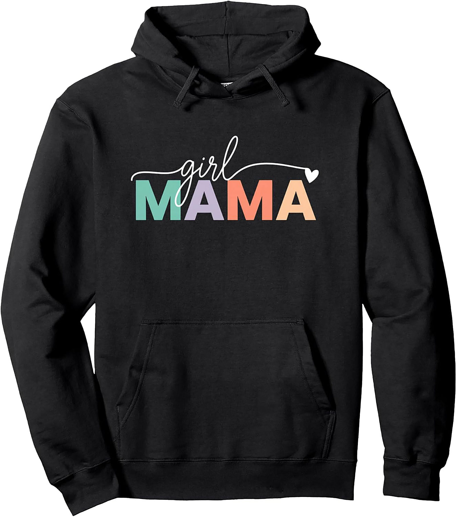 Girl Mama Pullover Hoodie Cozy Motherhood Gift