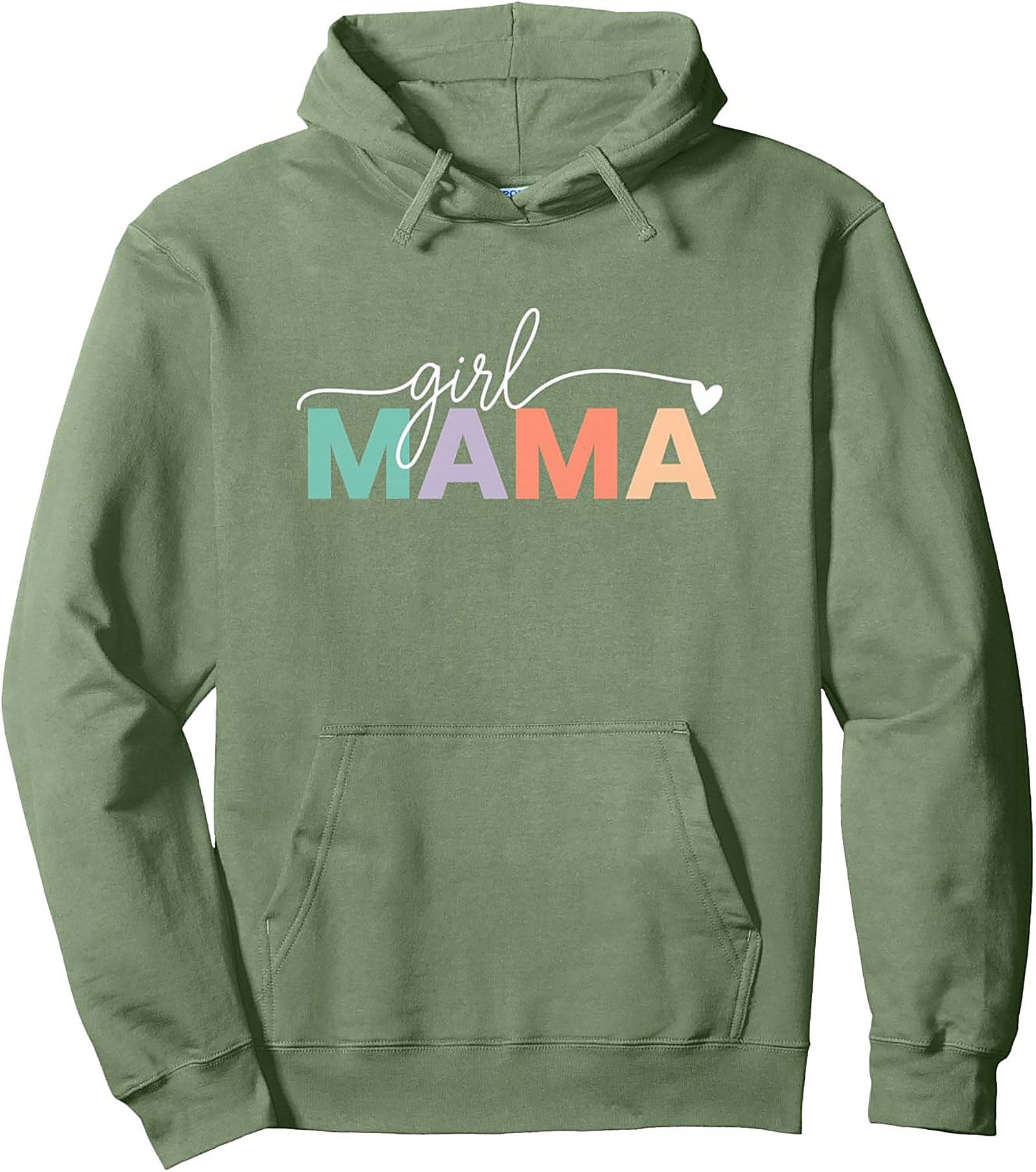 Girl Mama Pullover Hoodie Cozy Motherhood Gift