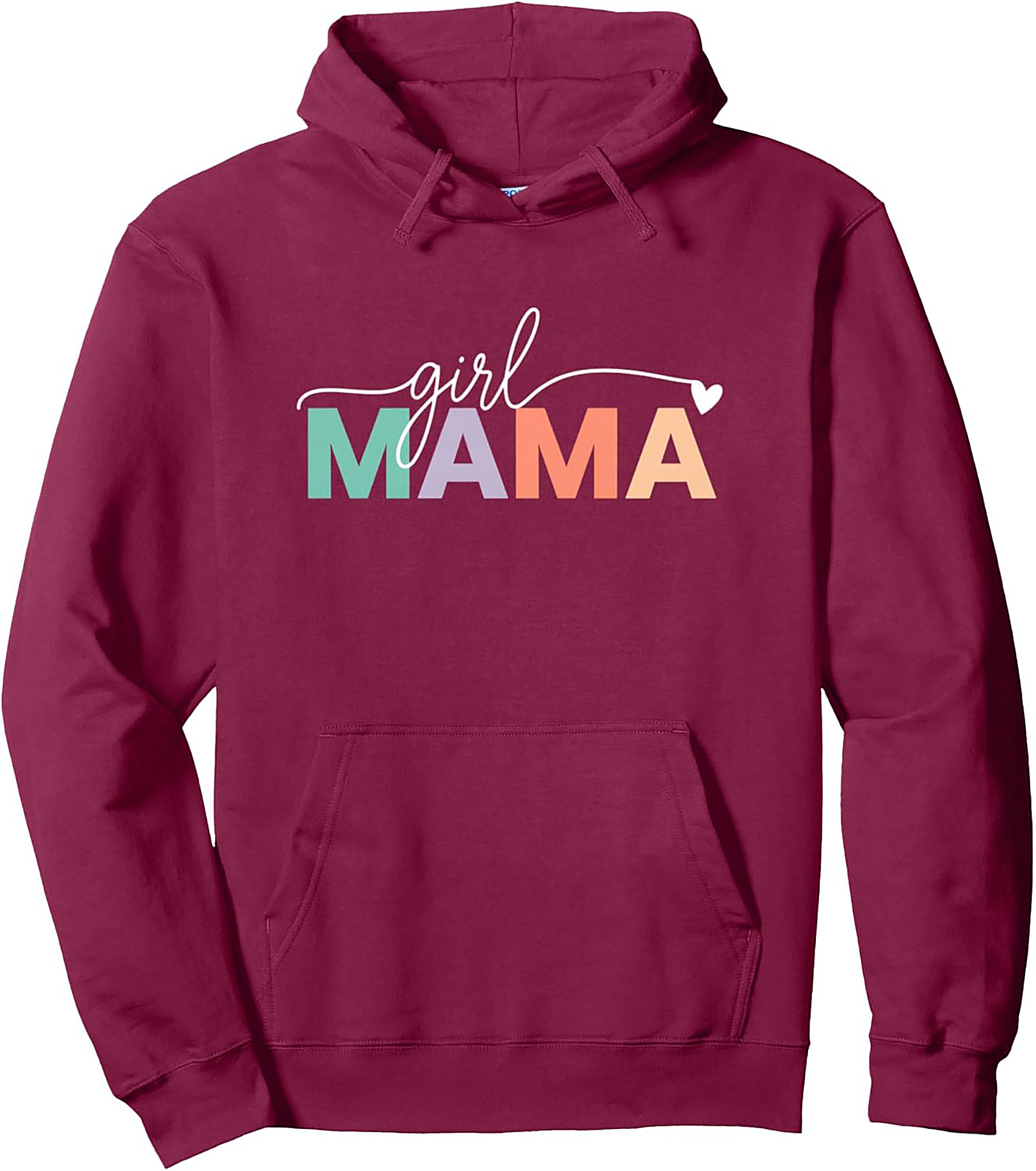 Girl Mama Pullover Hoodie Cozy Motherhood Gift