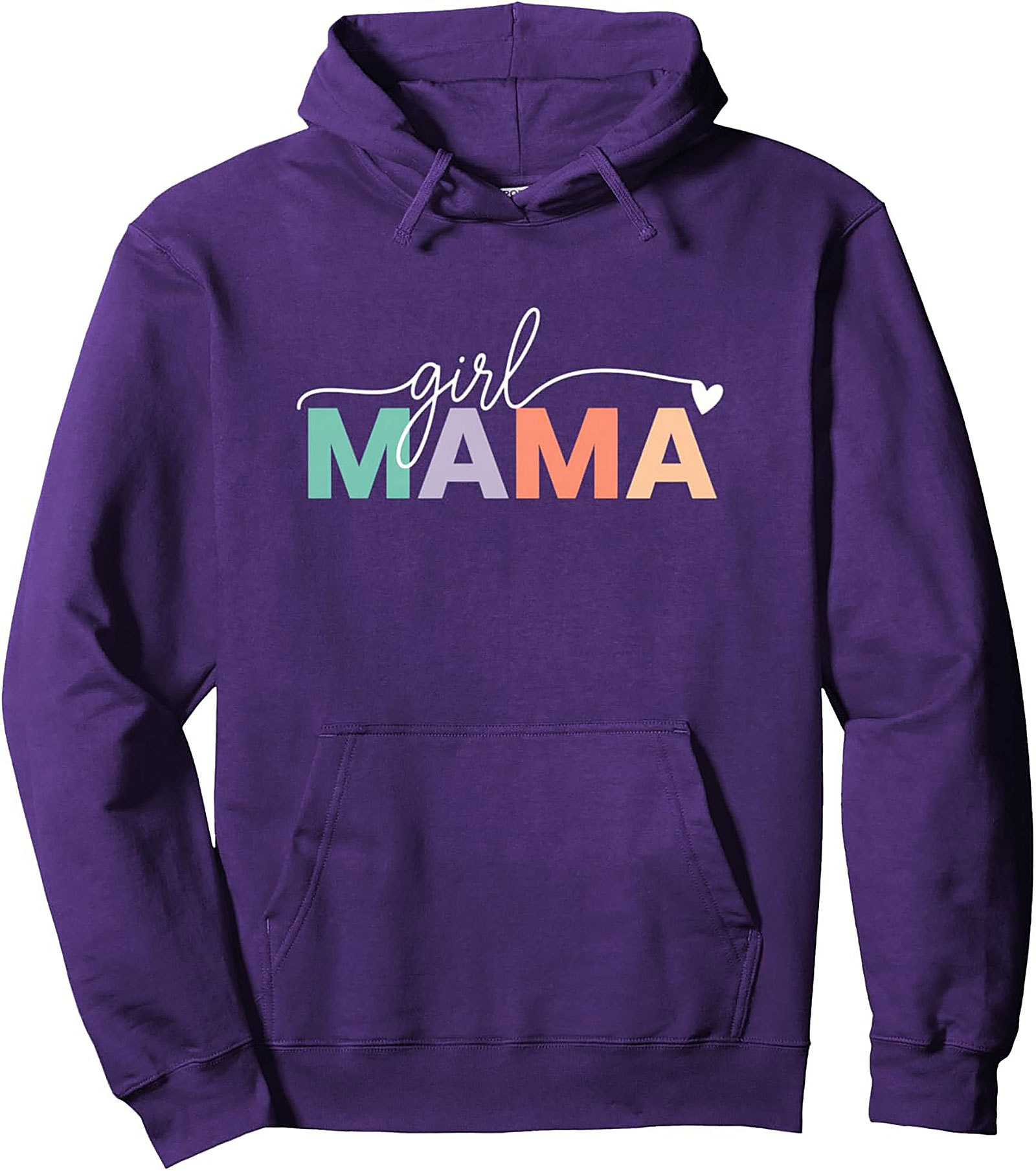 Girl Mama Pullover Hoodie Cozy Motherhood Gift