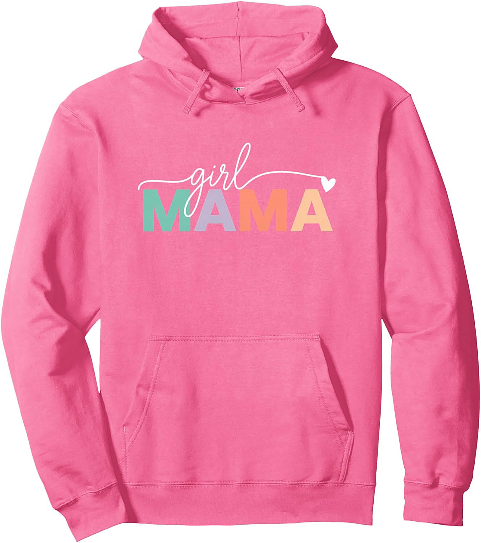 Girl Mama Pullover Hoodie Cozy Motherhood Gift