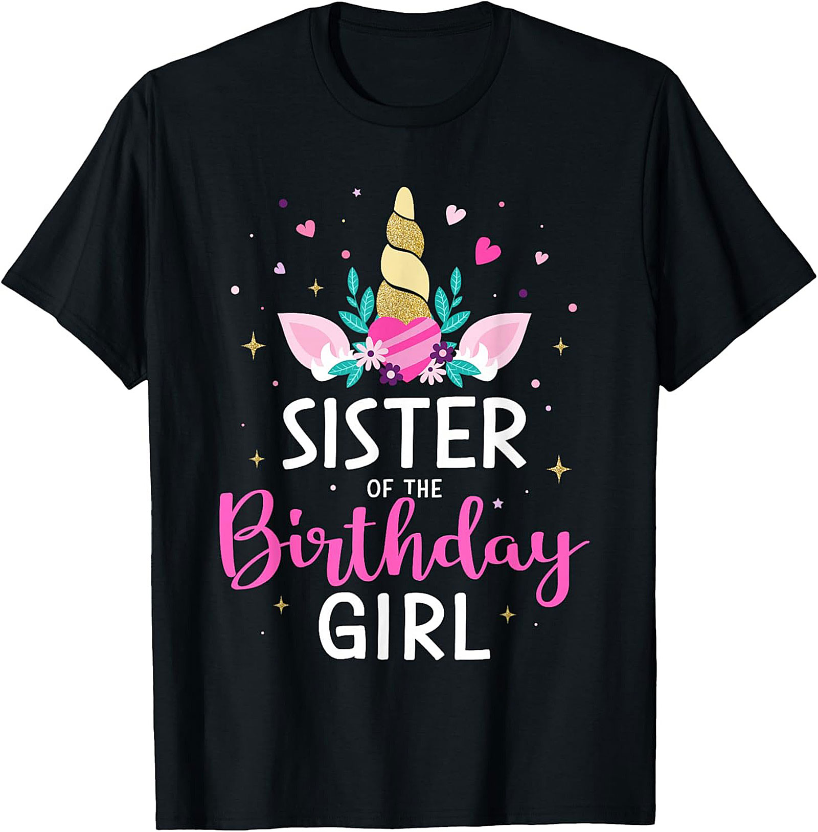 Sister Birthday T-shirt | Unicorn Sister Tee | Gift Idea