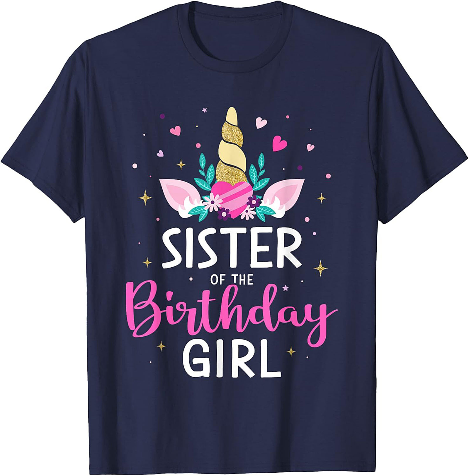 Sister Birthday T-shirt | Unicorn Sister Tee | Gift Idea