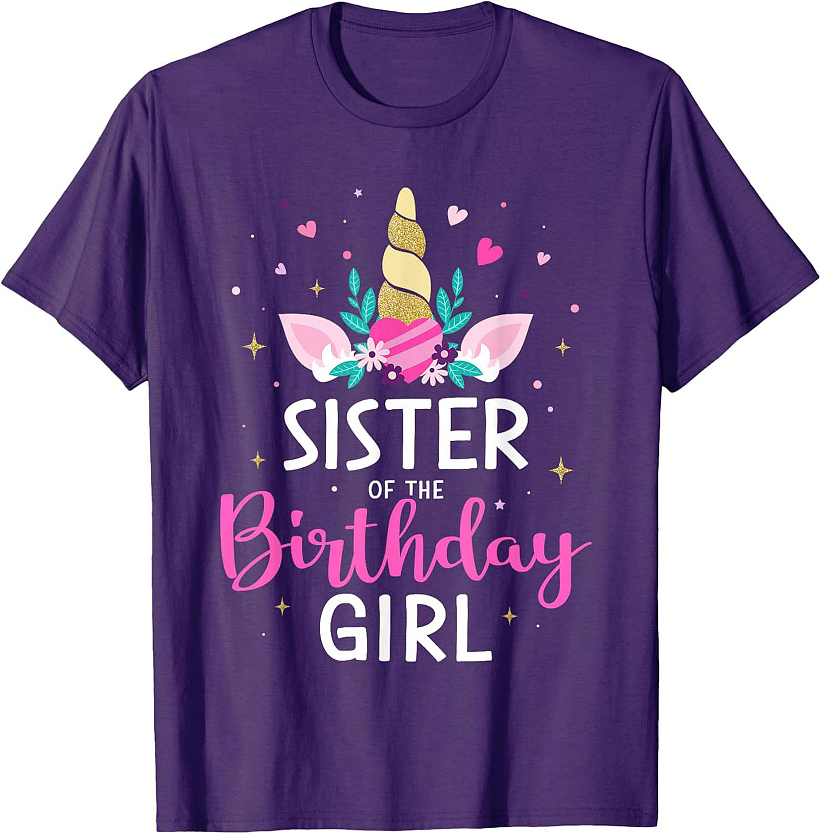 Sister Birthday T-shirt | Unicorn Sister Tee | Gift Idea