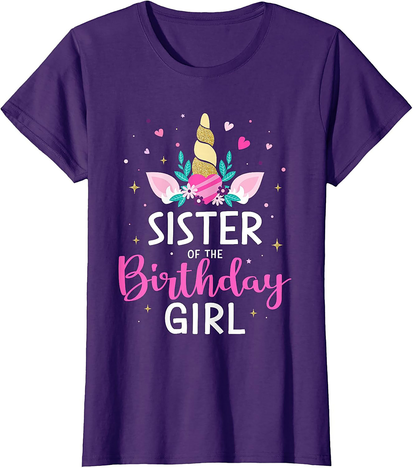 Sister Birthday T-shirt | Unicorn Sister Tee | Gift Idea