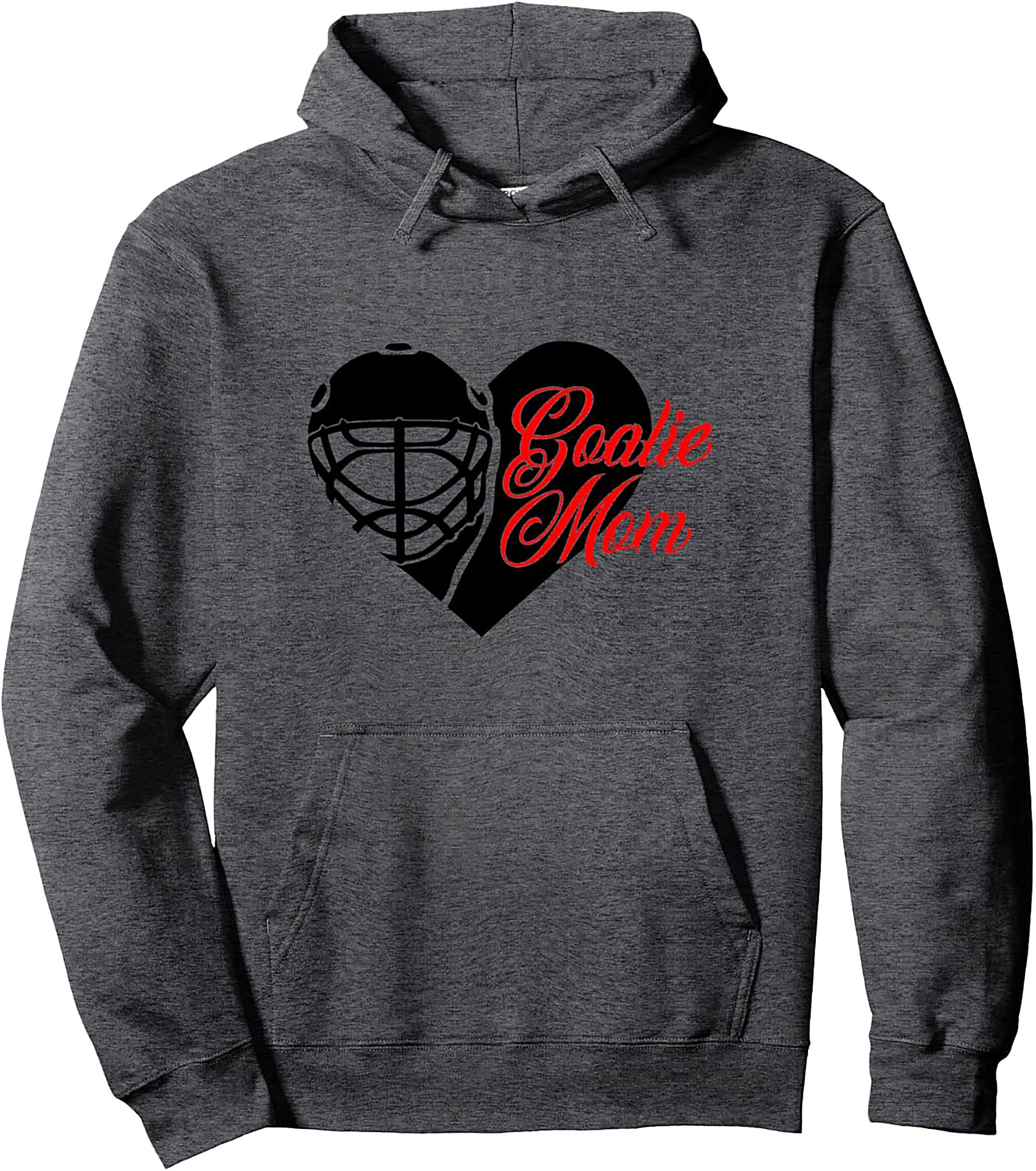 Goalie Mom Pullover Hoodie Hockey Mask Graphic Gear