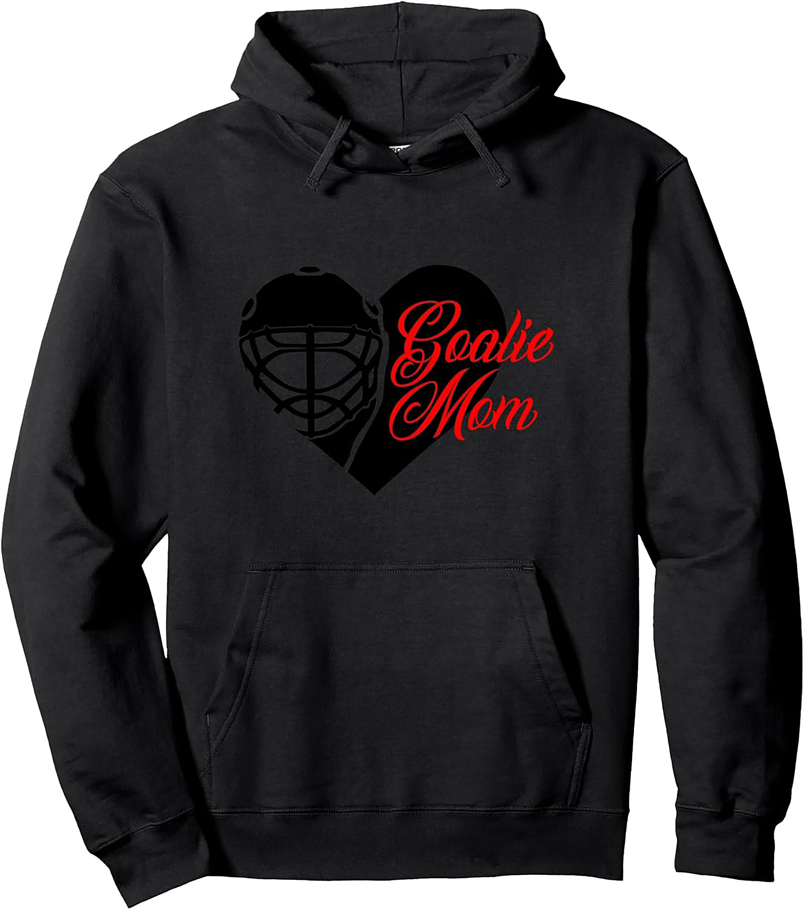 Goalie Mom Pullover Hoodie Hockey Mask Graphic Gear