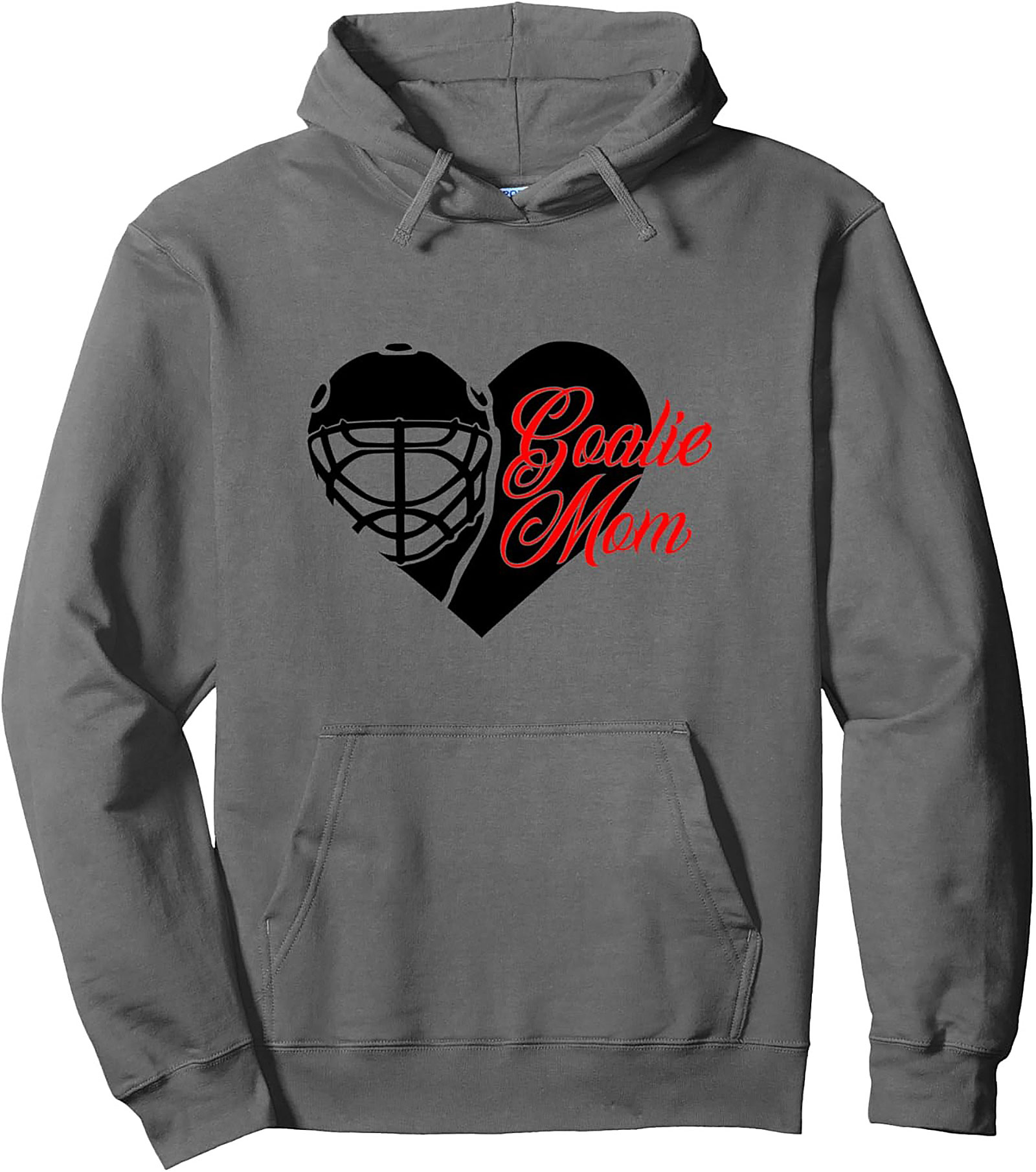 Goalie Mom Pullover Hoodie Hockey Mask Graphic Gear