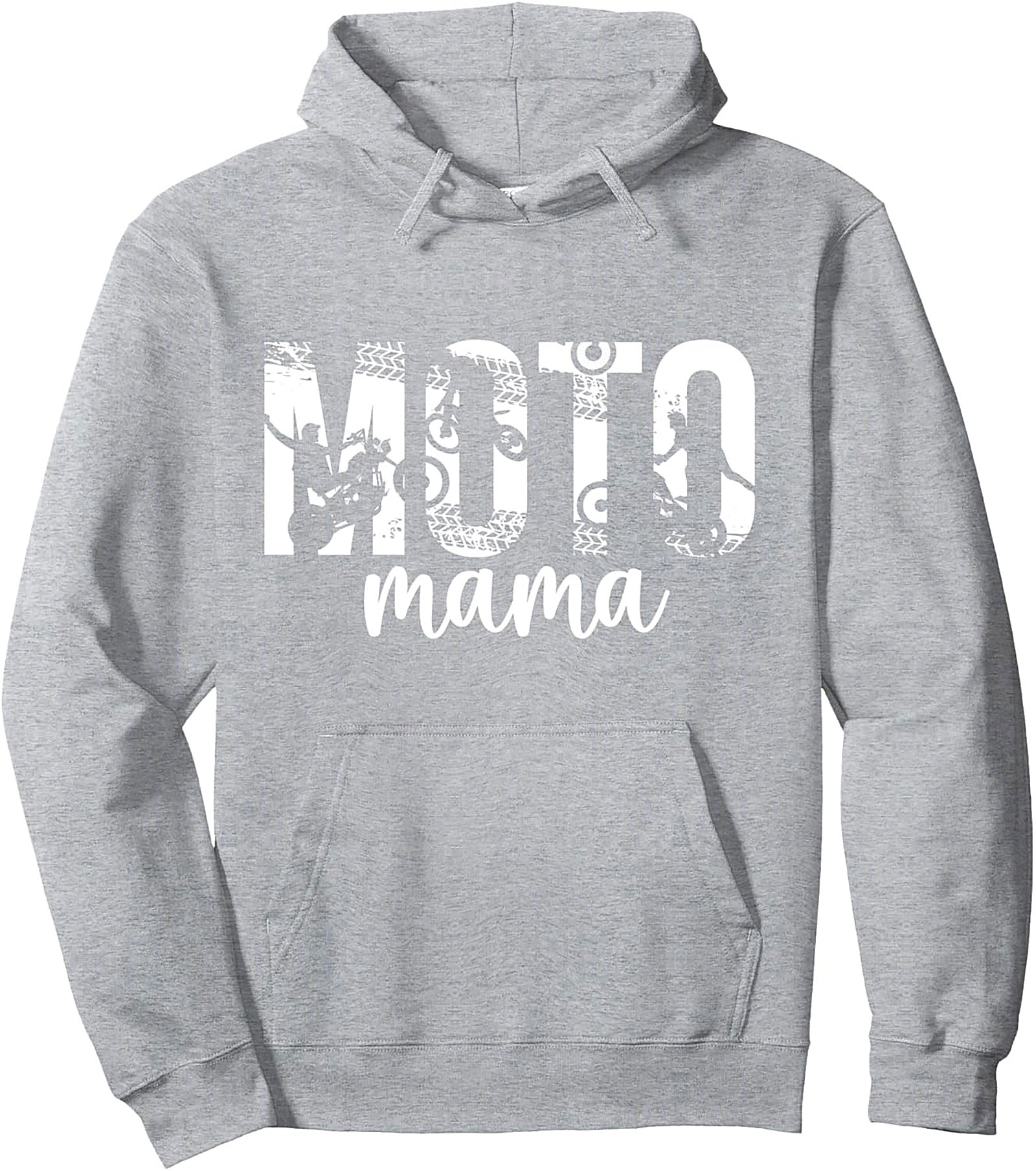 Moto Mama Pullover Hoodie Cozy Dirt Bike Mom Gift