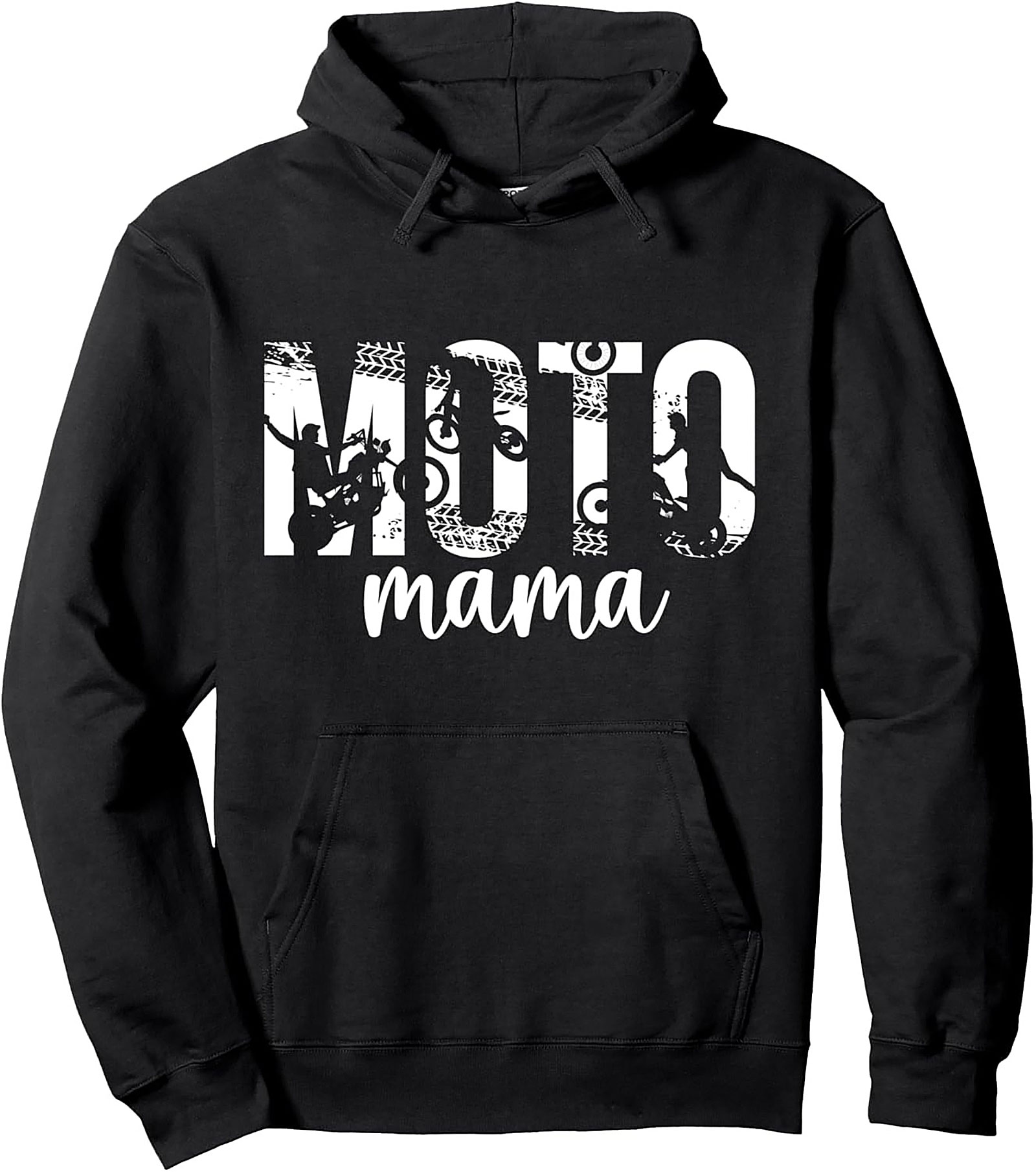 Moto Mama Pullover Hoodie Cozy Dirt Bike Mom Gift