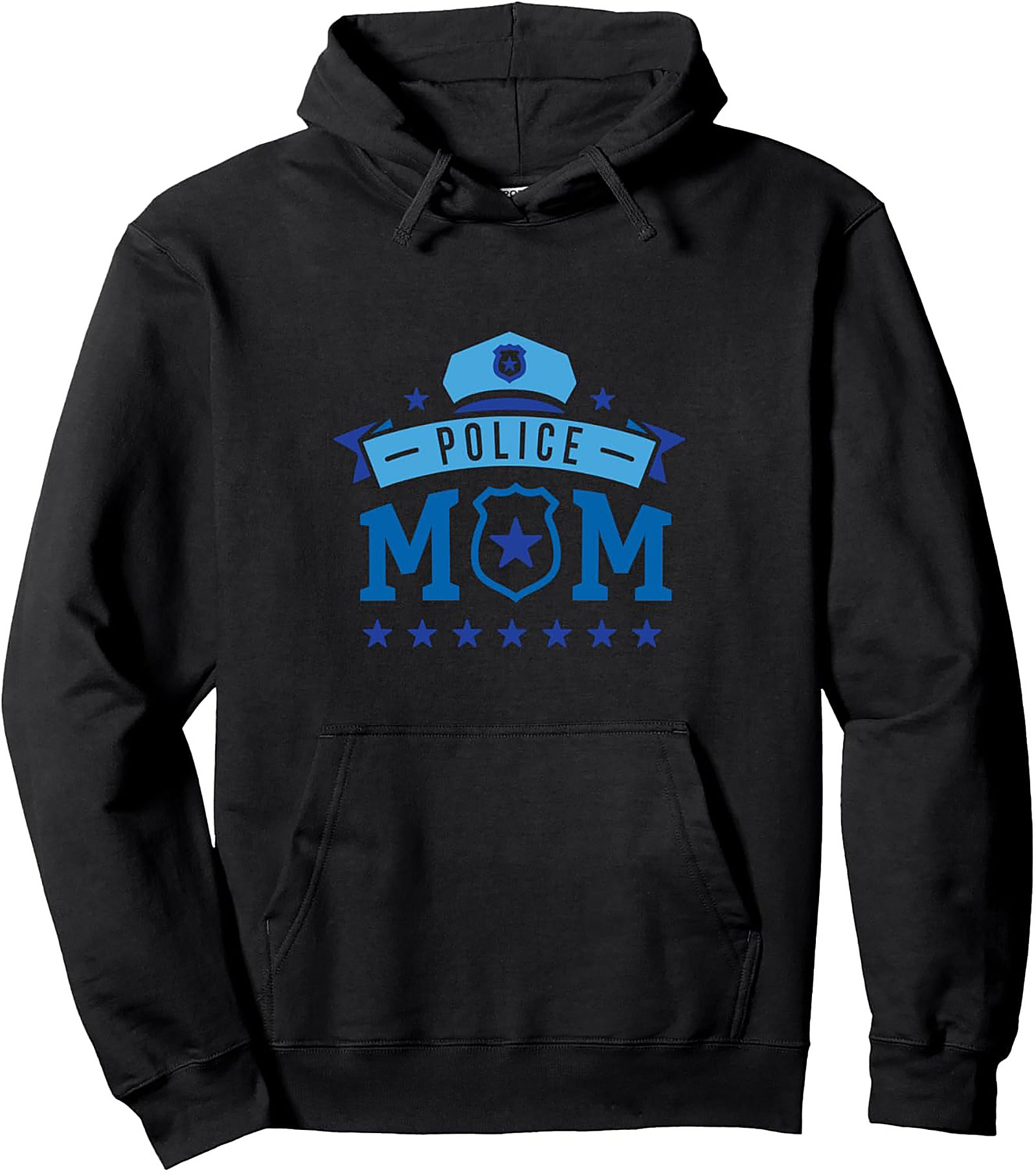 Police Mom Graphic Hoodie Proud LEO Pullover Gift