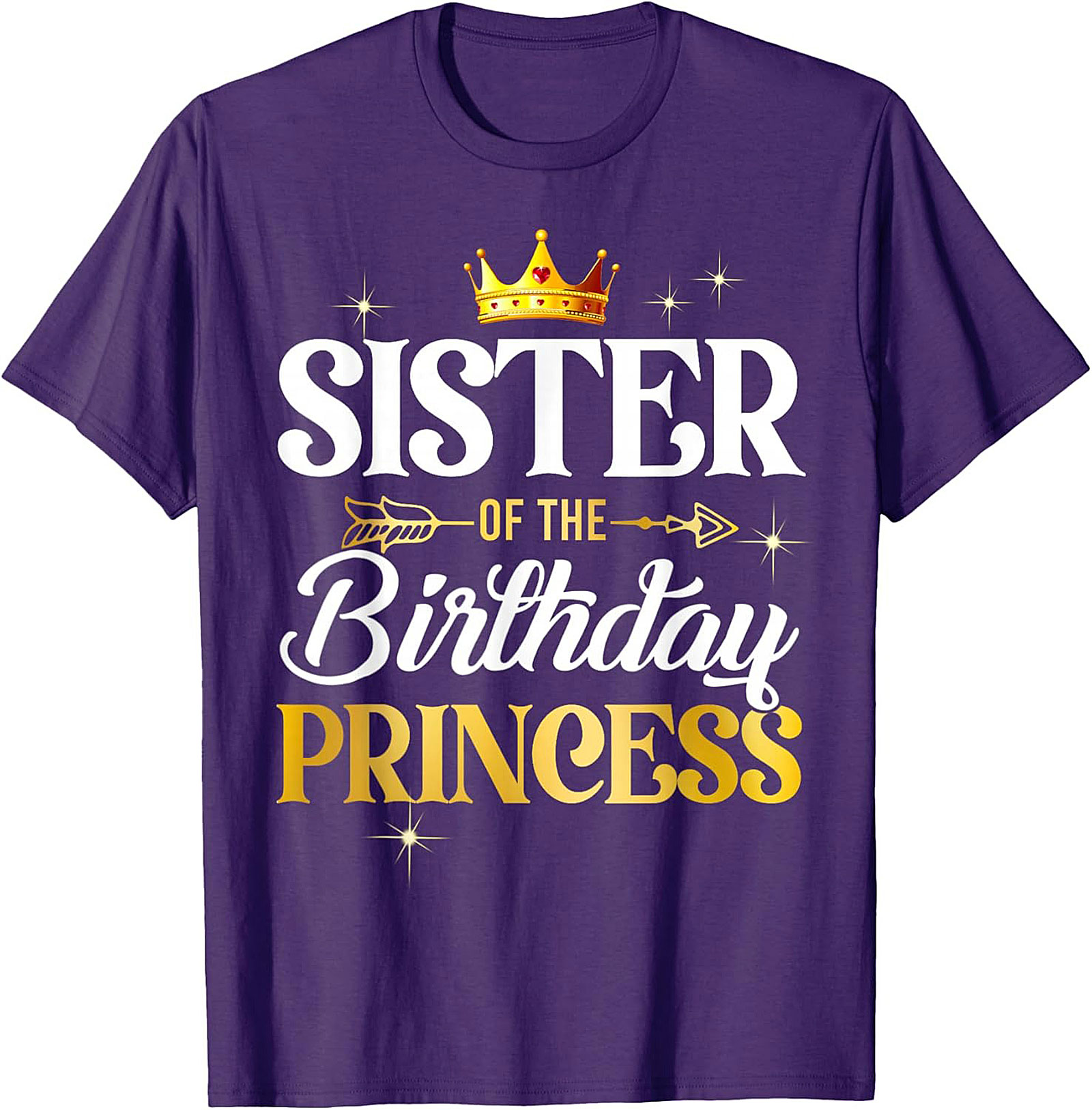 Sister of the Birthday Princess T-Shirt | Funny Family Tee