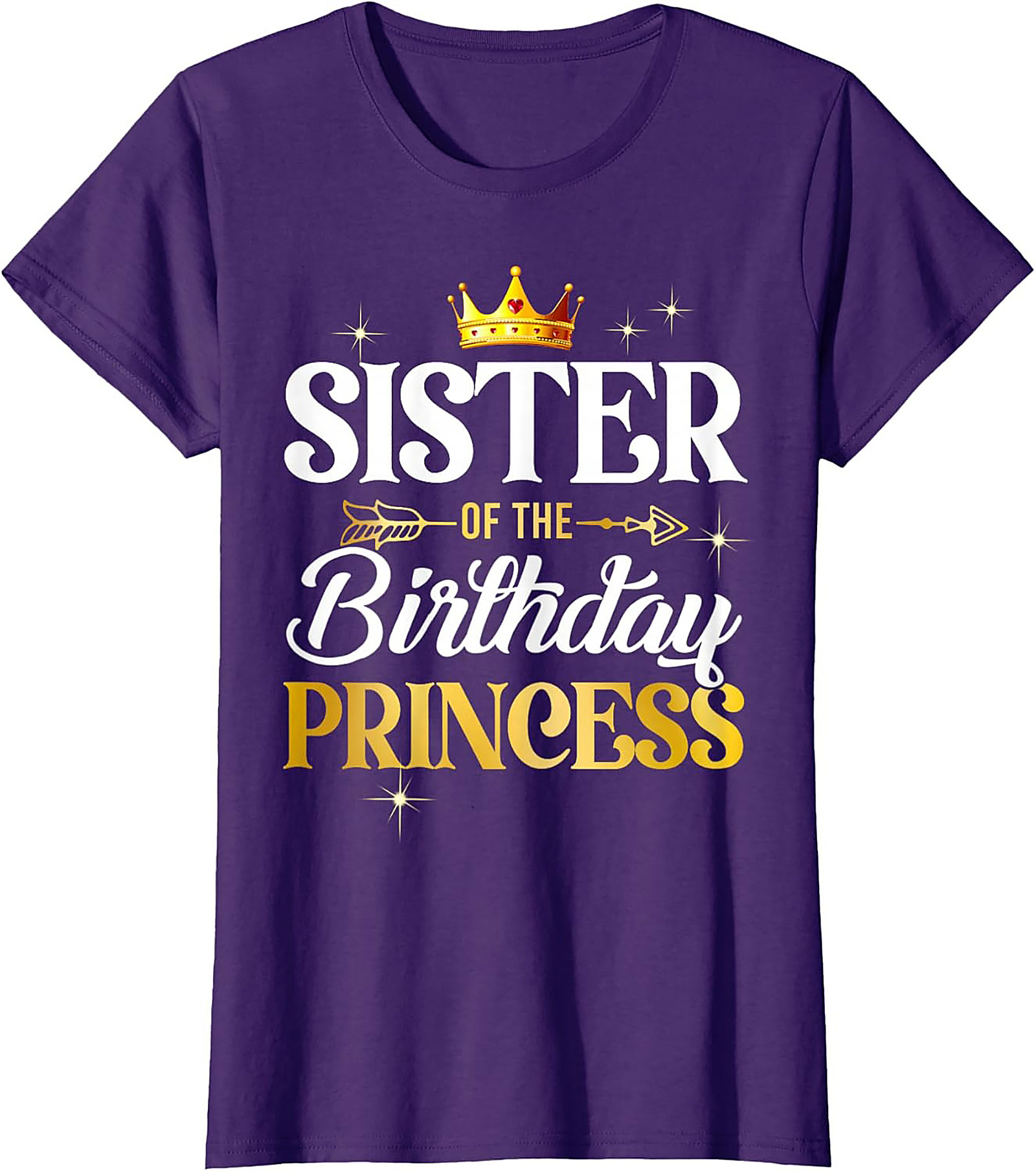 Sister of the Birthday Princess T-Shirt | Funny Family Tee