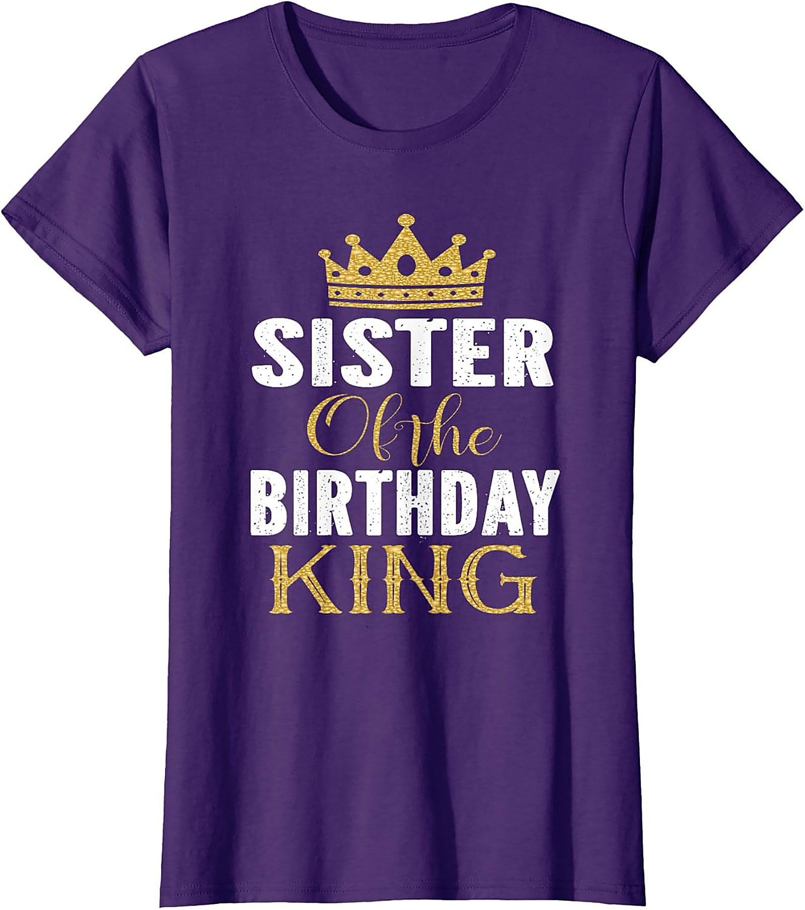 Sister Of The Birthday King T-shirt | Royal Sibling Tee