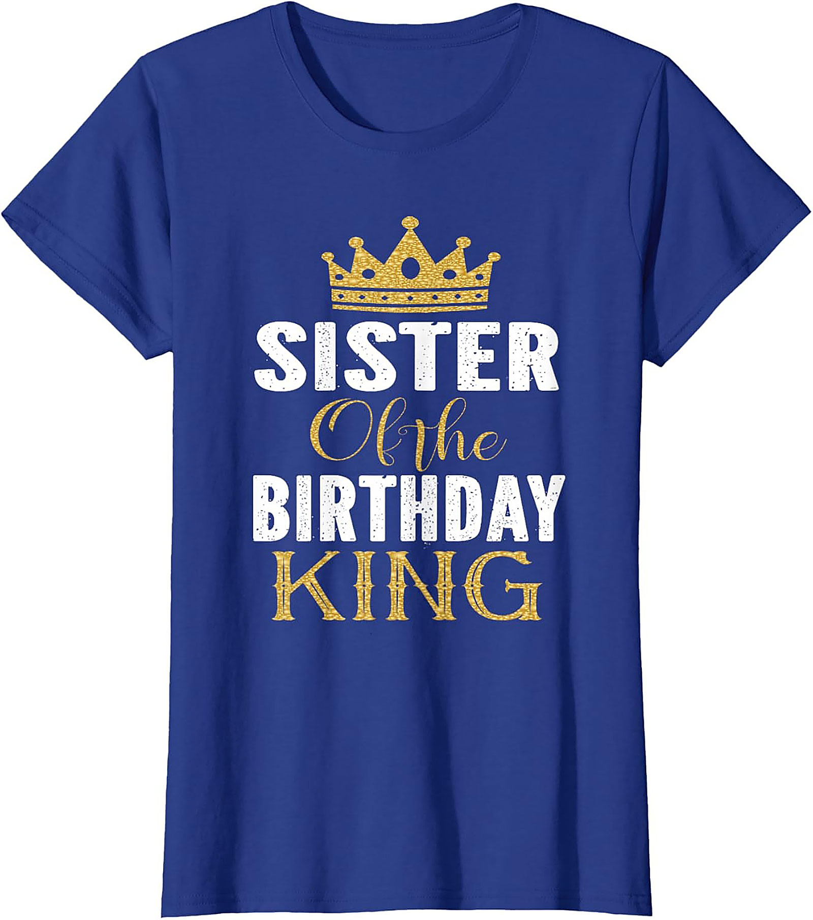 Sister Of The Birthday King T-shirt | Royal Sibling Tee