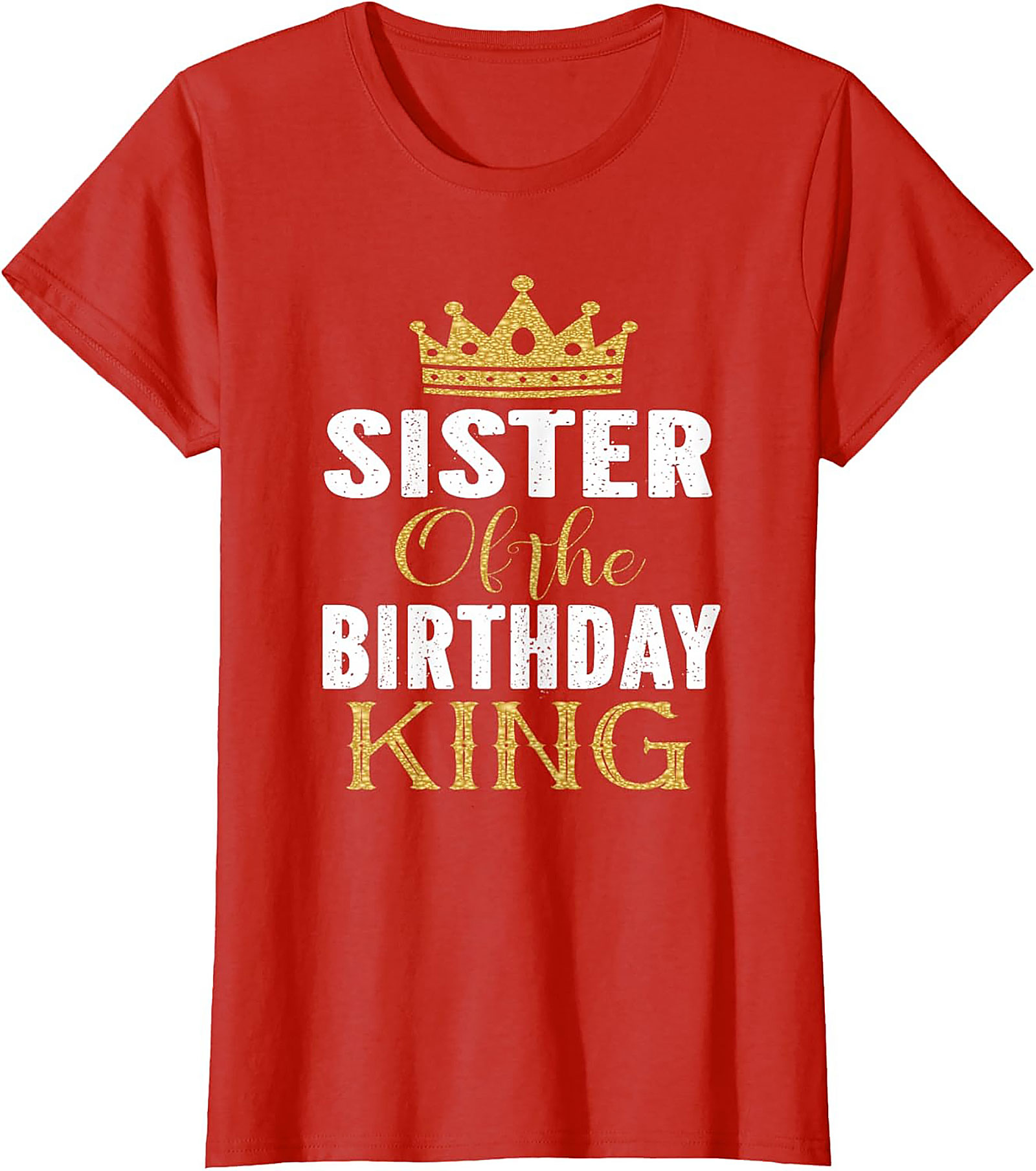 Sister Of The Birthday King T-shirt | Royal Sibling Tee
