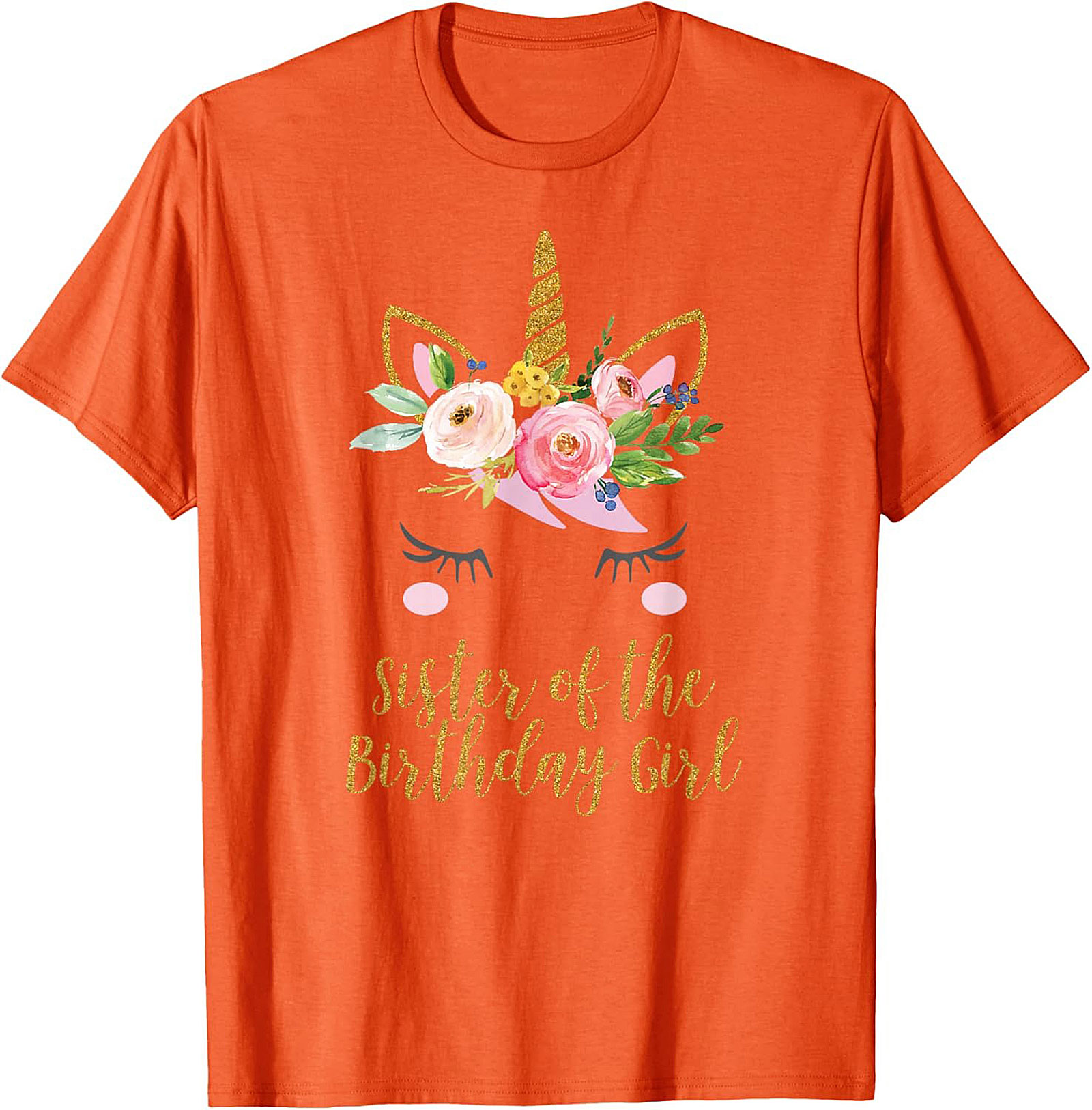 Sister of the Birthday Girl Unicorn T-shirt | Gift Tee