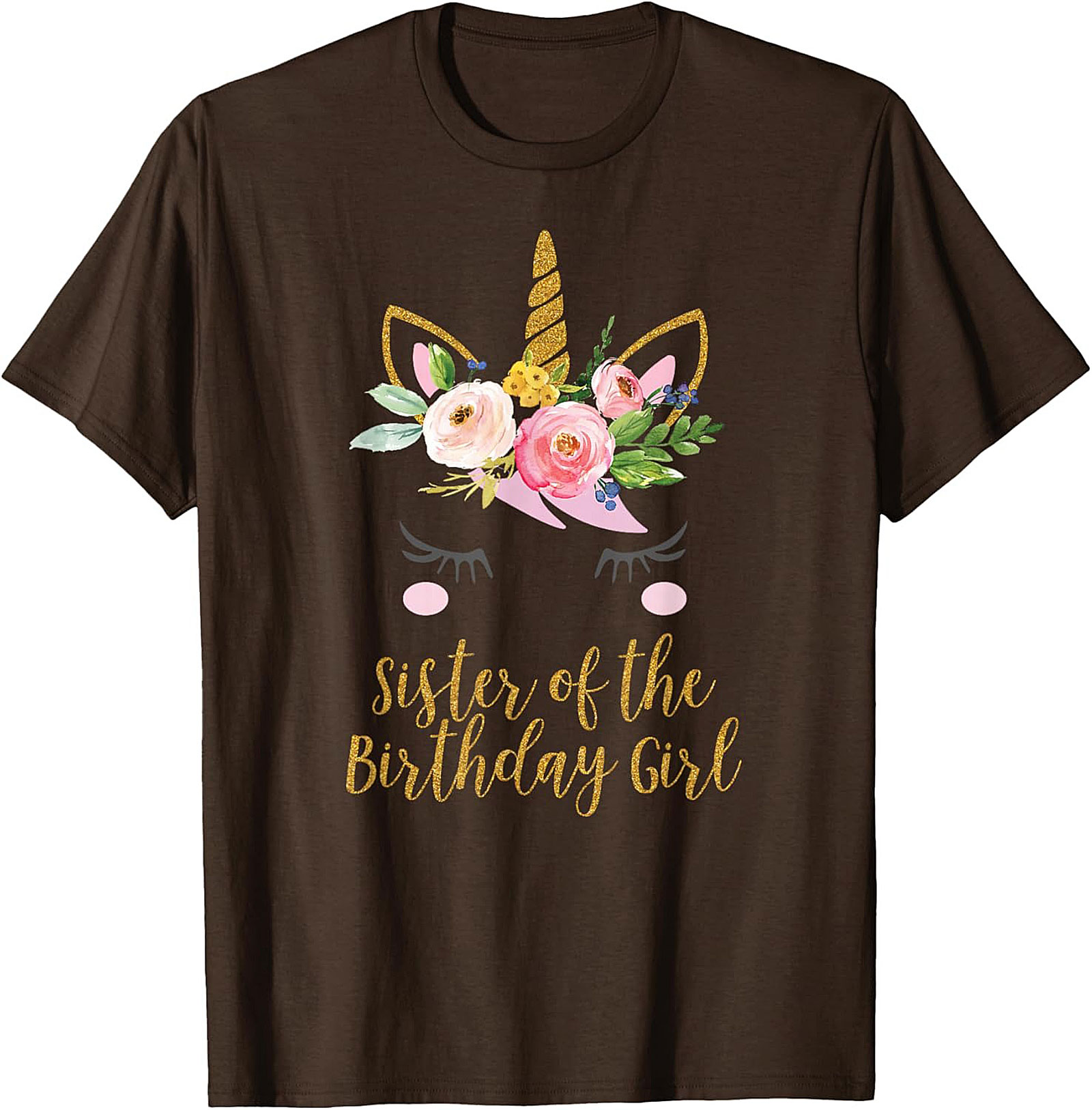Sister of the Birthday Girl Unicorn T-shirt | Gift Tee