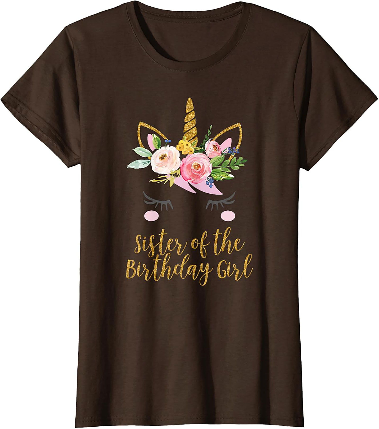 Sister of the Birthday Girl Unicorn T-shirt | Gift Tee