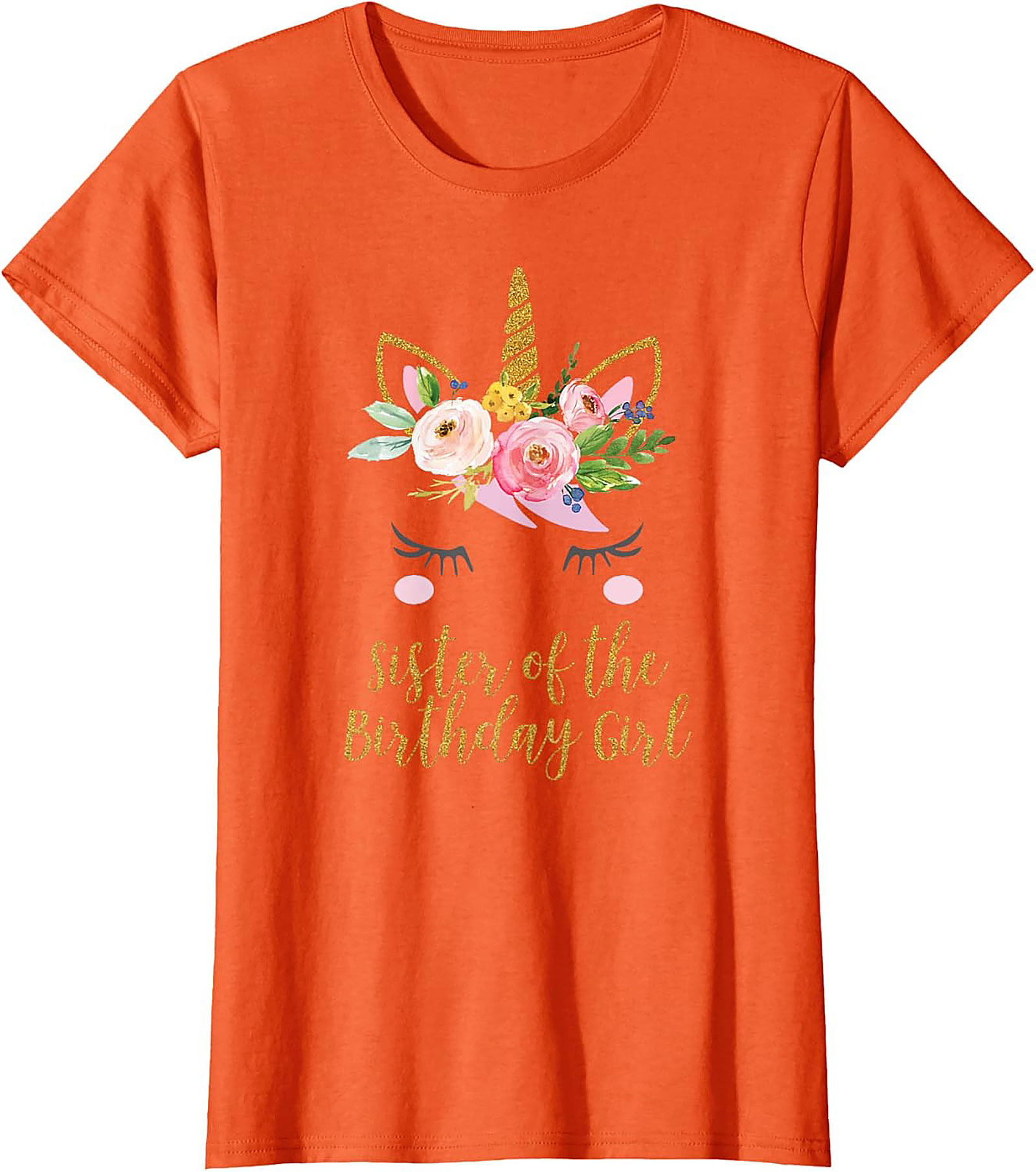 Sister of the Birthday Girl Unicorn T-shirt | Gift Tee