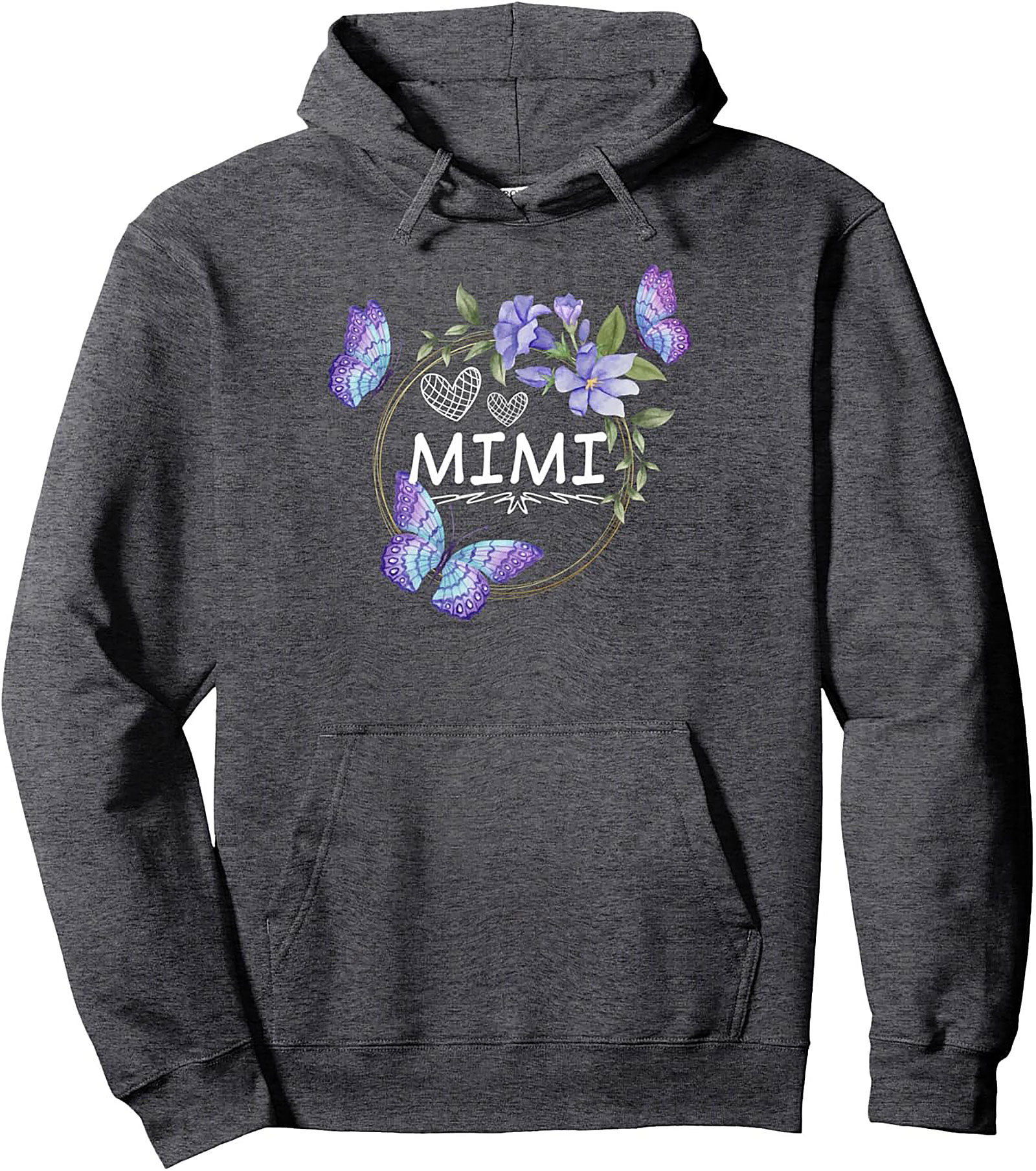 Mimi Pullover Hoodie Butterfly Graphic Cozy Gift Idea