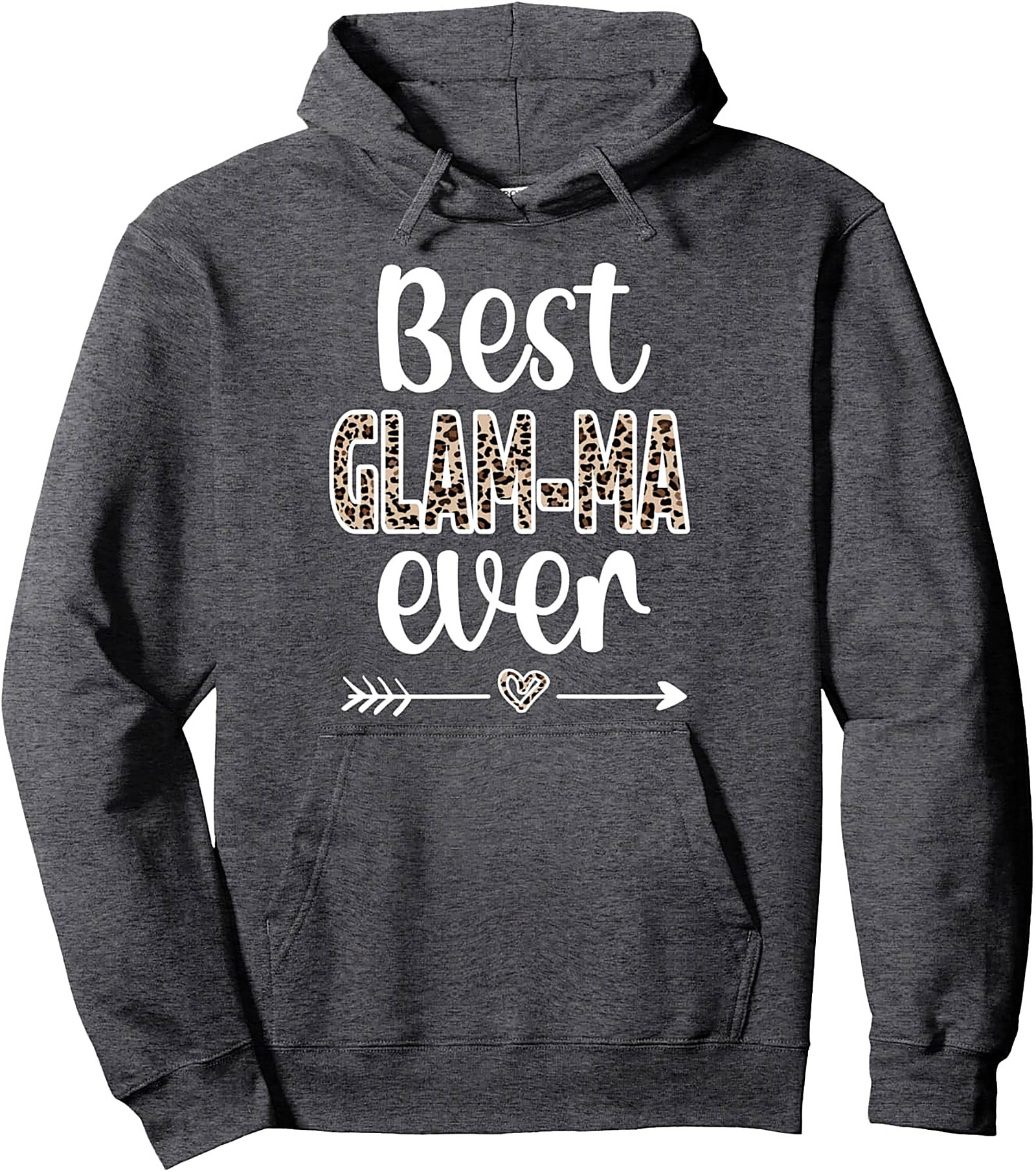 Best Glam-Ma Ever Pullover Hoodie Leopard Print Gift