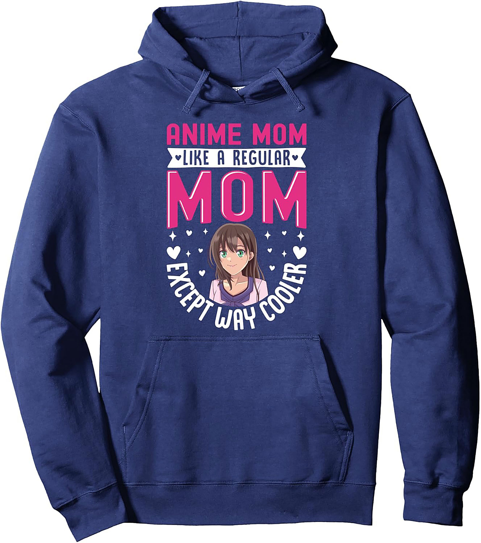 Anime Mom Pullover Hoodie Cool Graphic Hoodie Gift