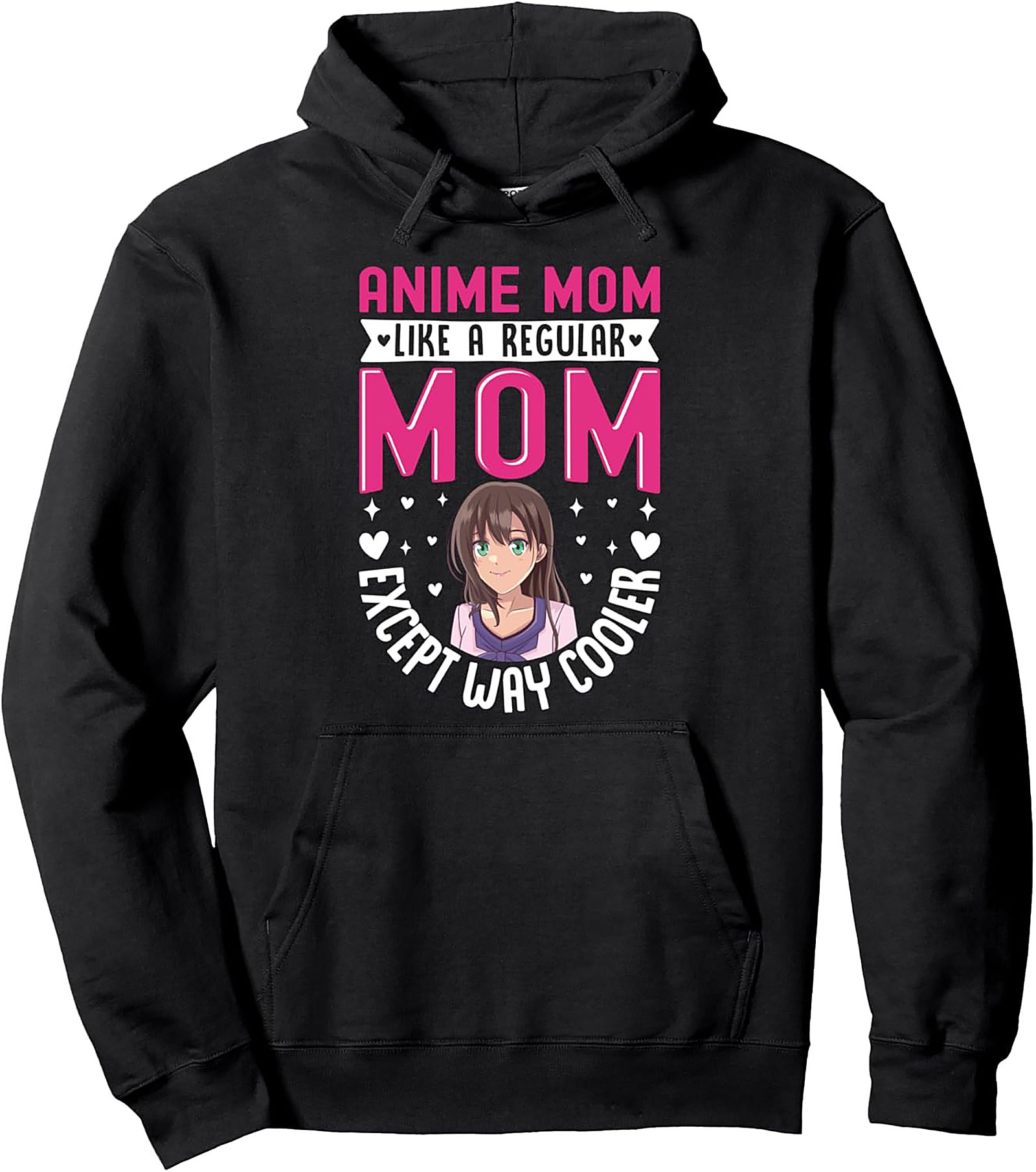 Anime Mom Pullover Hoodie Cool Graphic Hoodie Gift