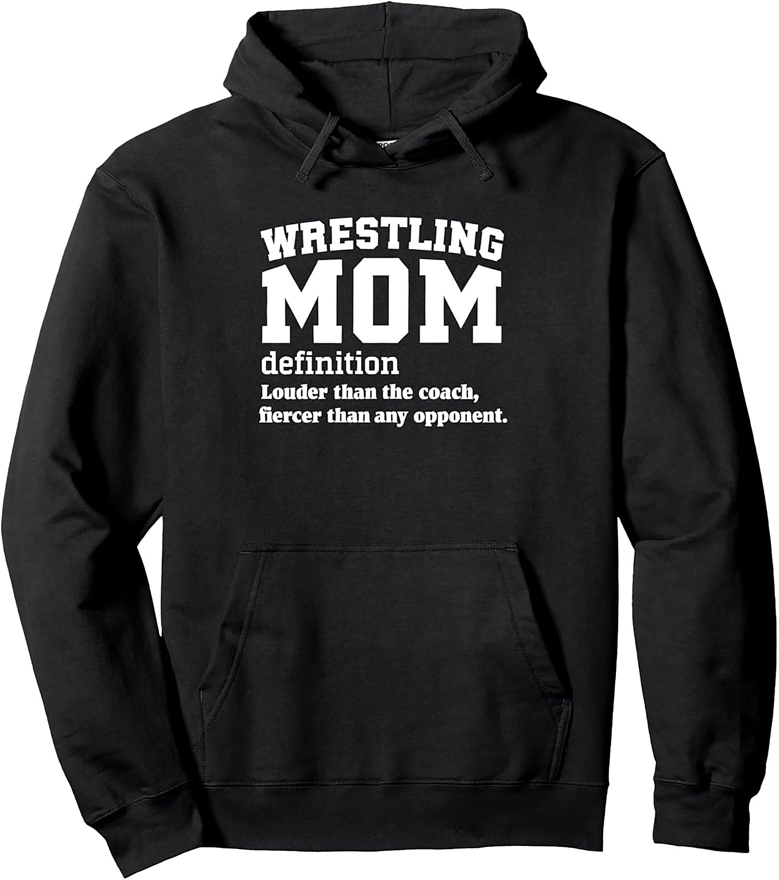 Wrestling Mom Hoodie Fierce Fan Pullover DTF Quality