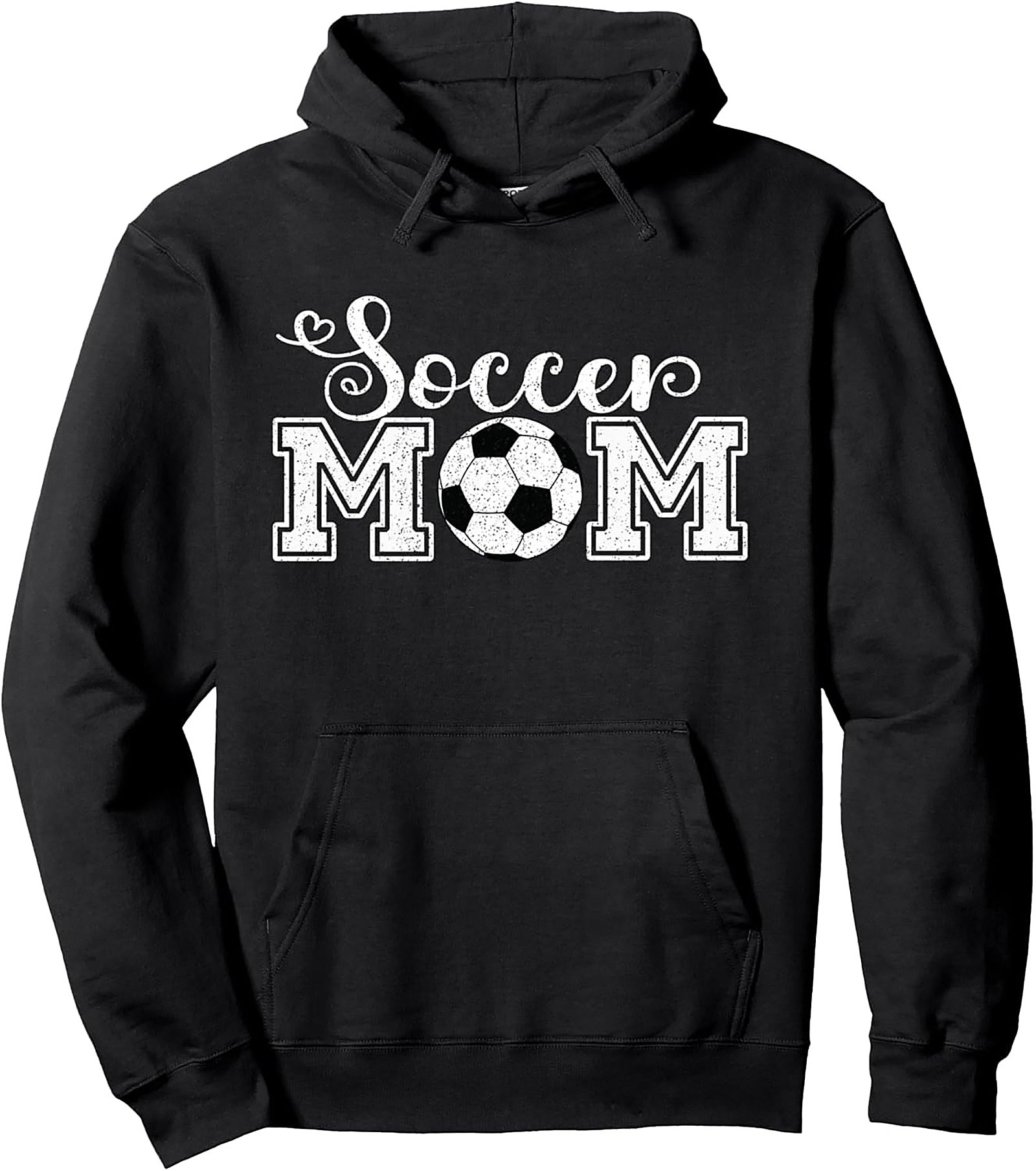 Soccer Mom Pullover Hoodie Cozy Sideline Gear & Gift Idea