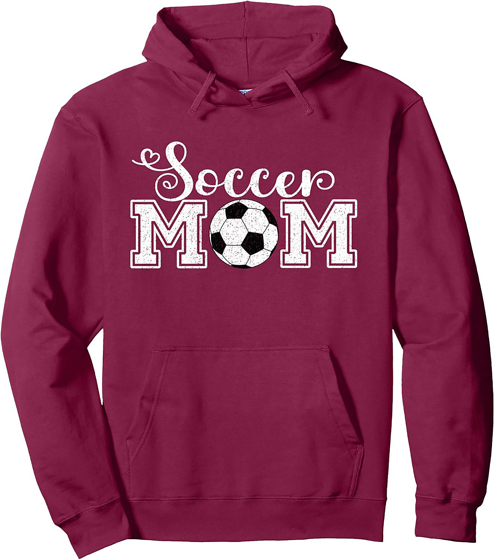 Soccer Mom Pullover Hoodie Cozy Sideline Gear & Gift Idea