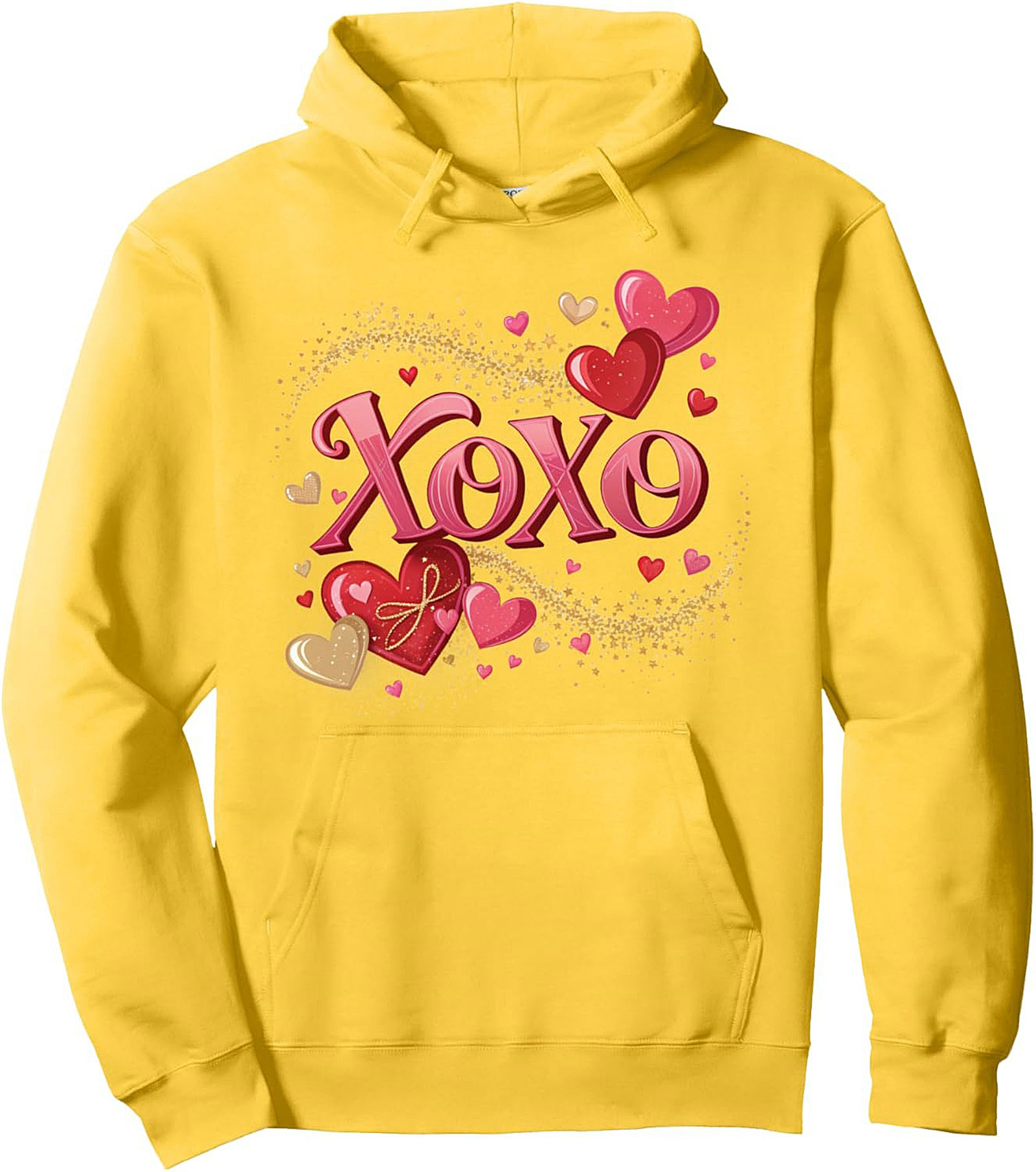 XOXO Valentine's Day Graphic Hoodie Cozy Unisex Gift