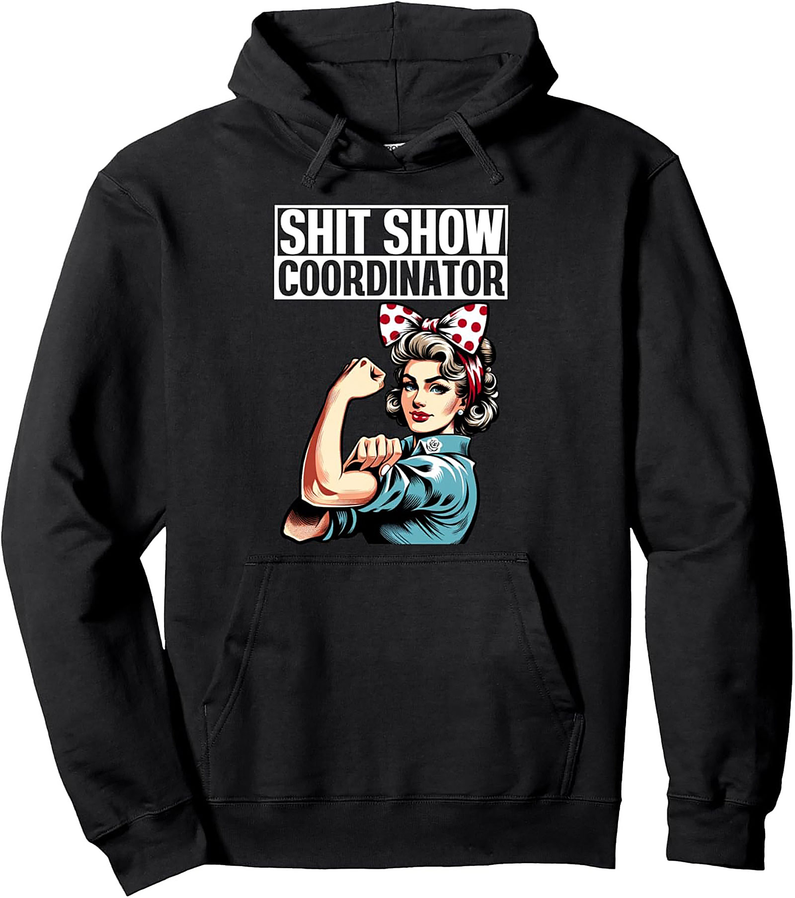 Shit Show Coordinator Pullover Hoodie Funny Chaos Gift