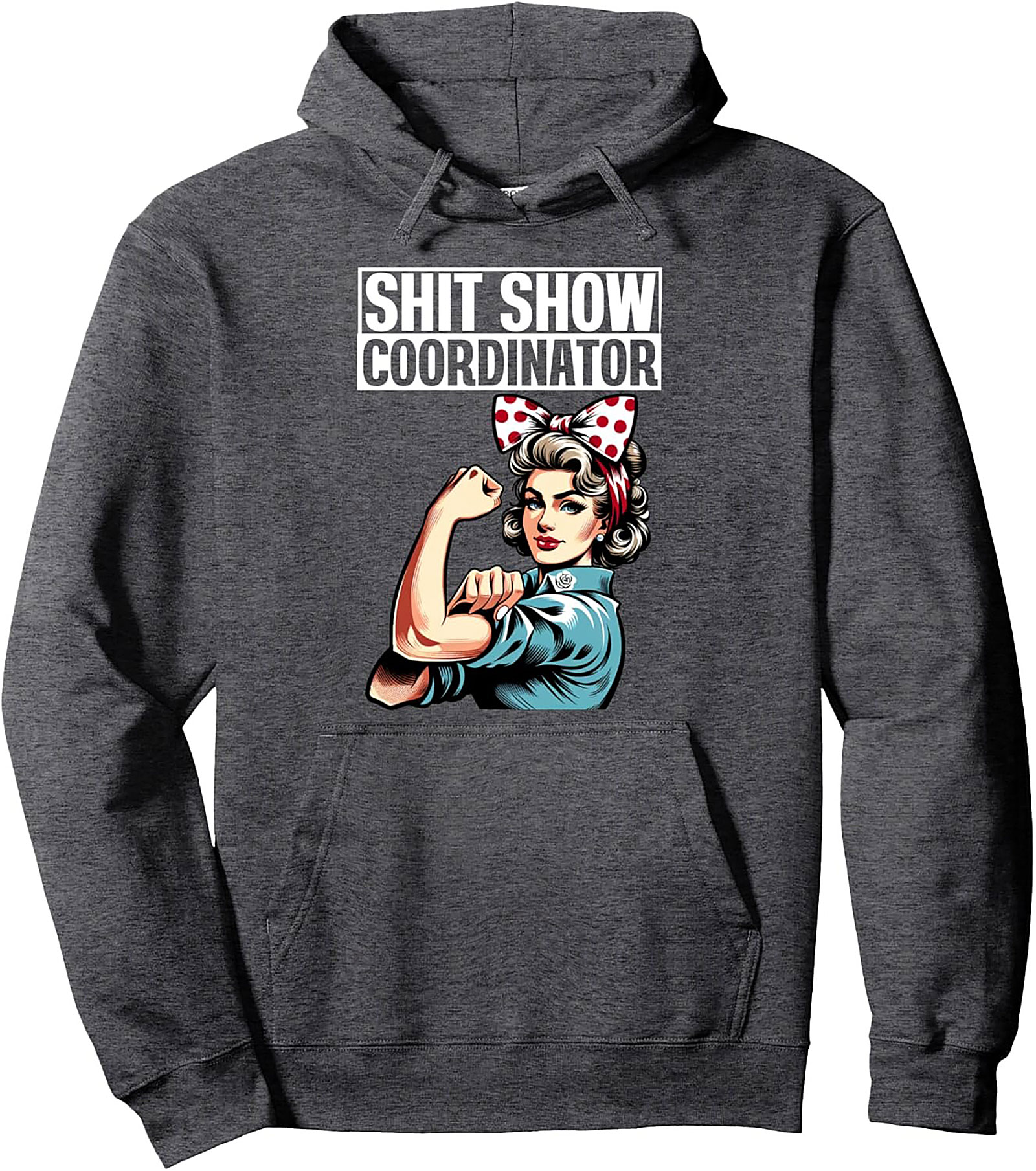 Shit Show Coordinator Pullover Hoodie Funny Chaos Gift