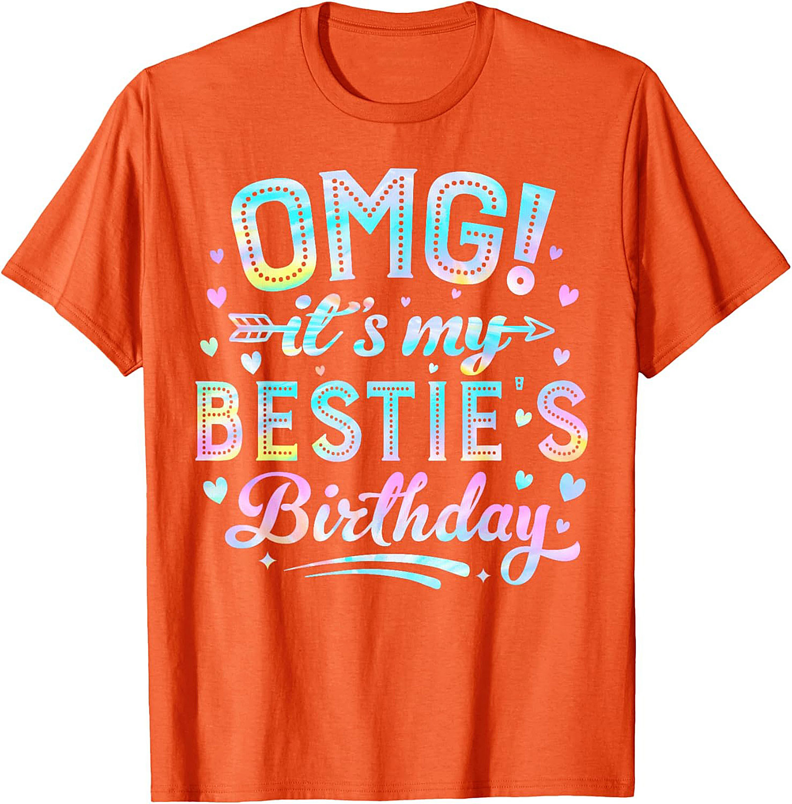 OMG Bestie Birthday T-shirt | Pastel Funny Tee Gift Idea