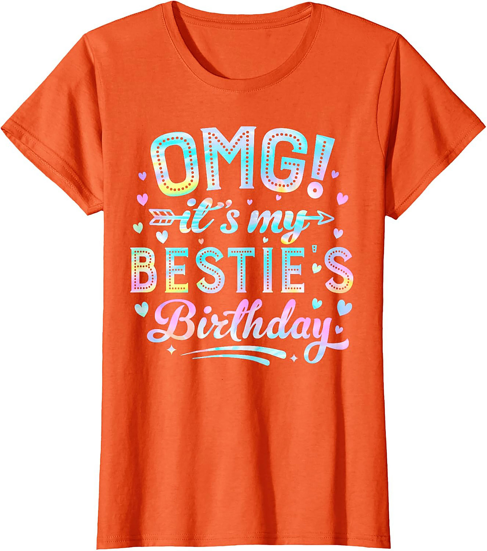 OMG Bestie Birthday T-shirt | Pastel Funny Tee Gift Idea