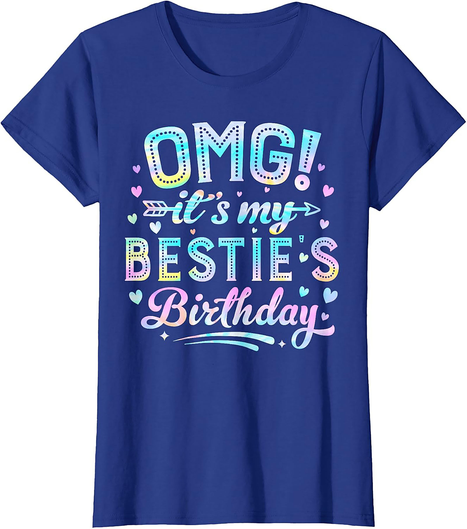 OMG Bestie Birthday T-shirt | Pastel Funny Tee Gift Idea