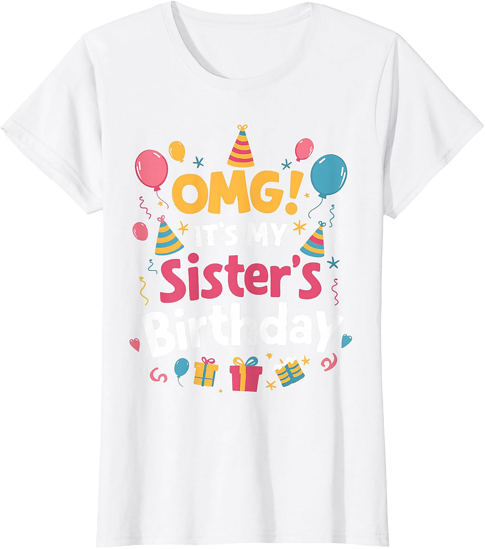 Funny Sister Birthday T-Shirt | Sibling Party Gift Tee